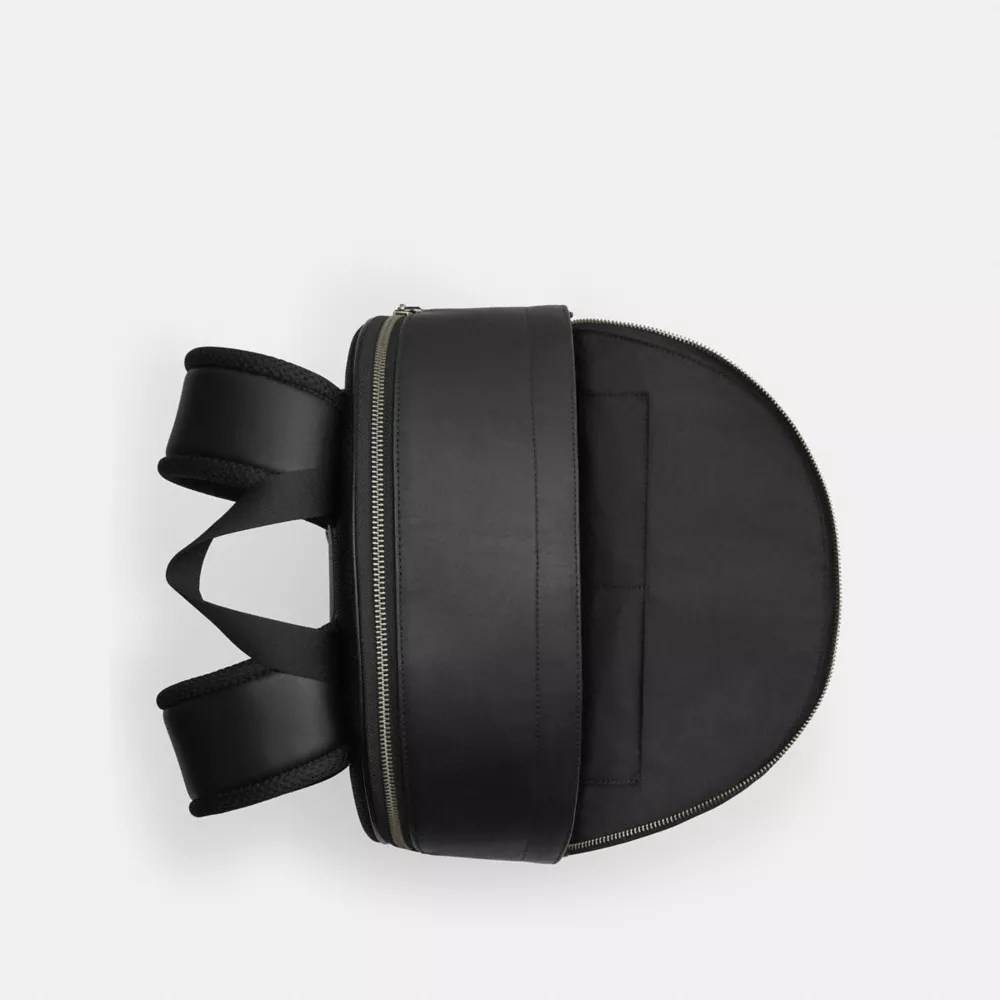 Рюкзак COACH West Backpack In Signature Canvas With Varsity Stripe