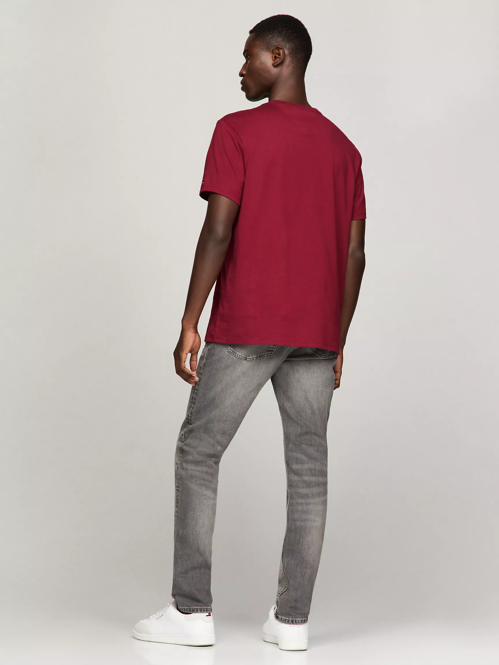 Мужская футболка Tommy Hilfiger, Футболка с вышитым логотипом Tommy