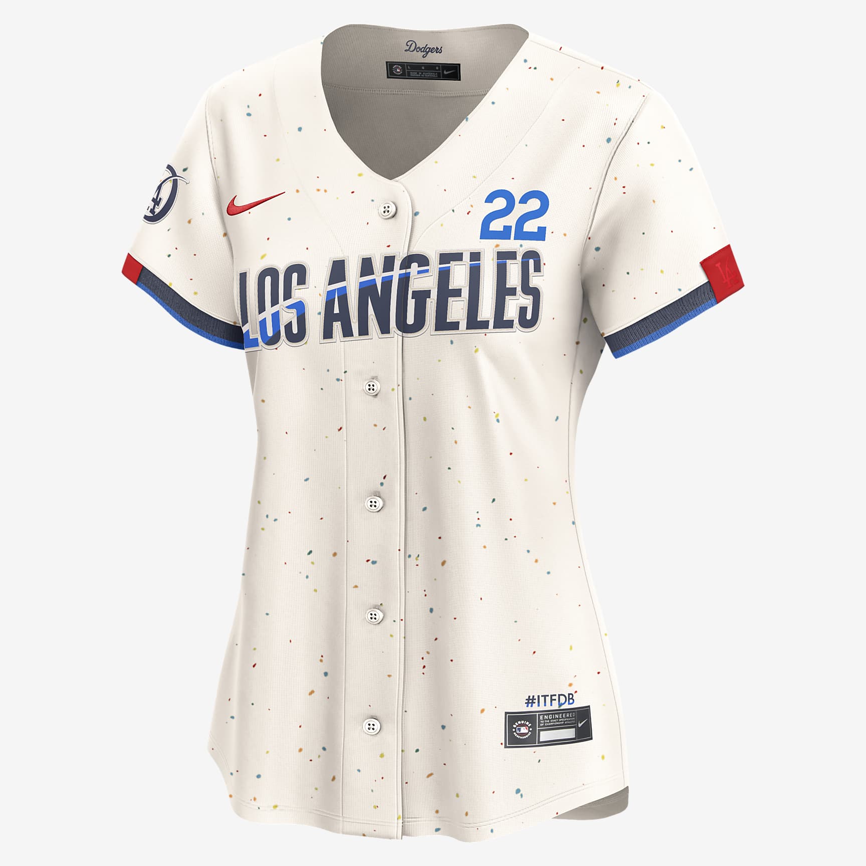 Clayton Kershaw Los Angeles Dodgers City Connect Women's Nike Dri-FIT ADV MLB Limited Jersey