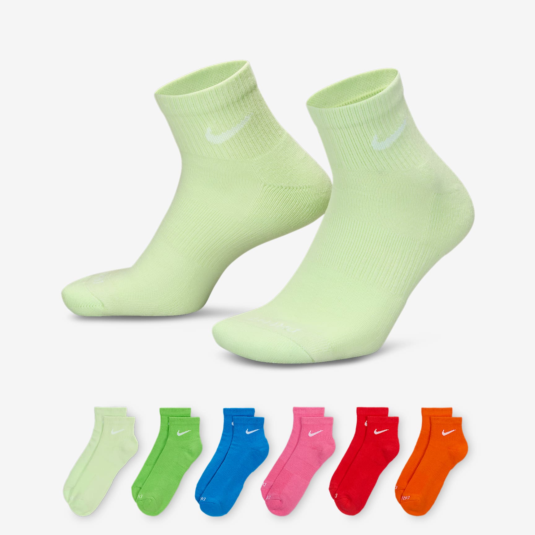 Nike Everyday Plus Cushioned Training Ankle Socks (6 Pairs)