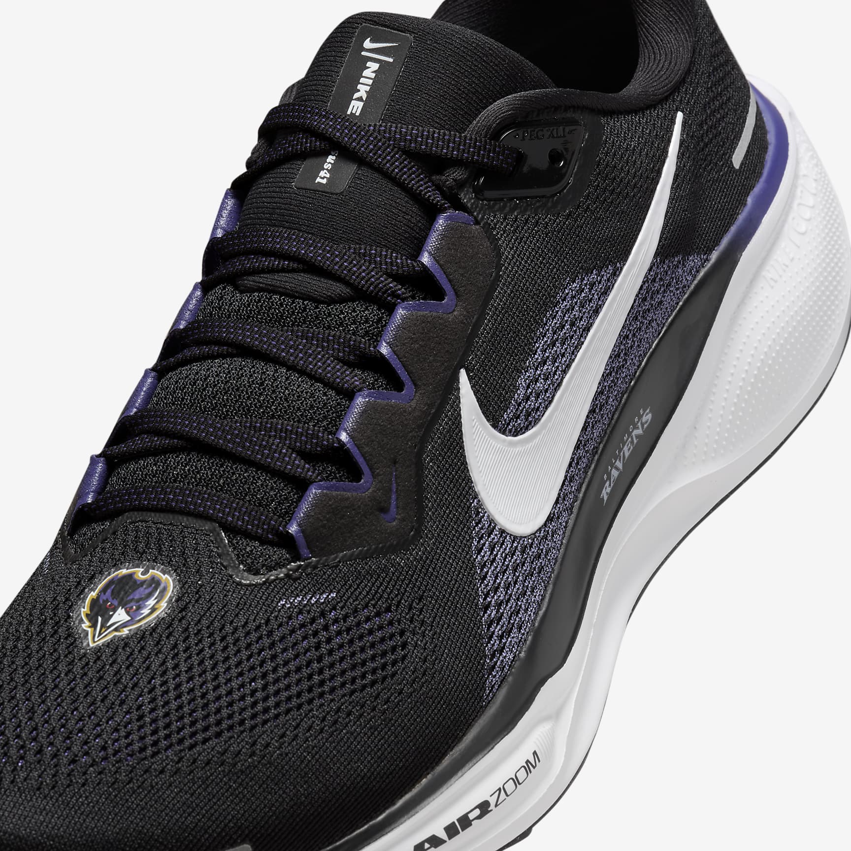 Nike Pegasus 41 NFL Baltimore Ravens Men's Road Running Shoes