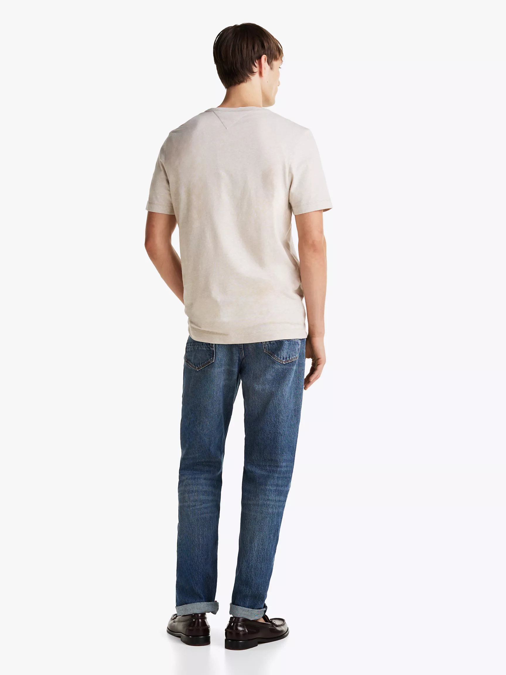 Мужская футболка Tommy Hilfiger, Хлопково-льняная футболка