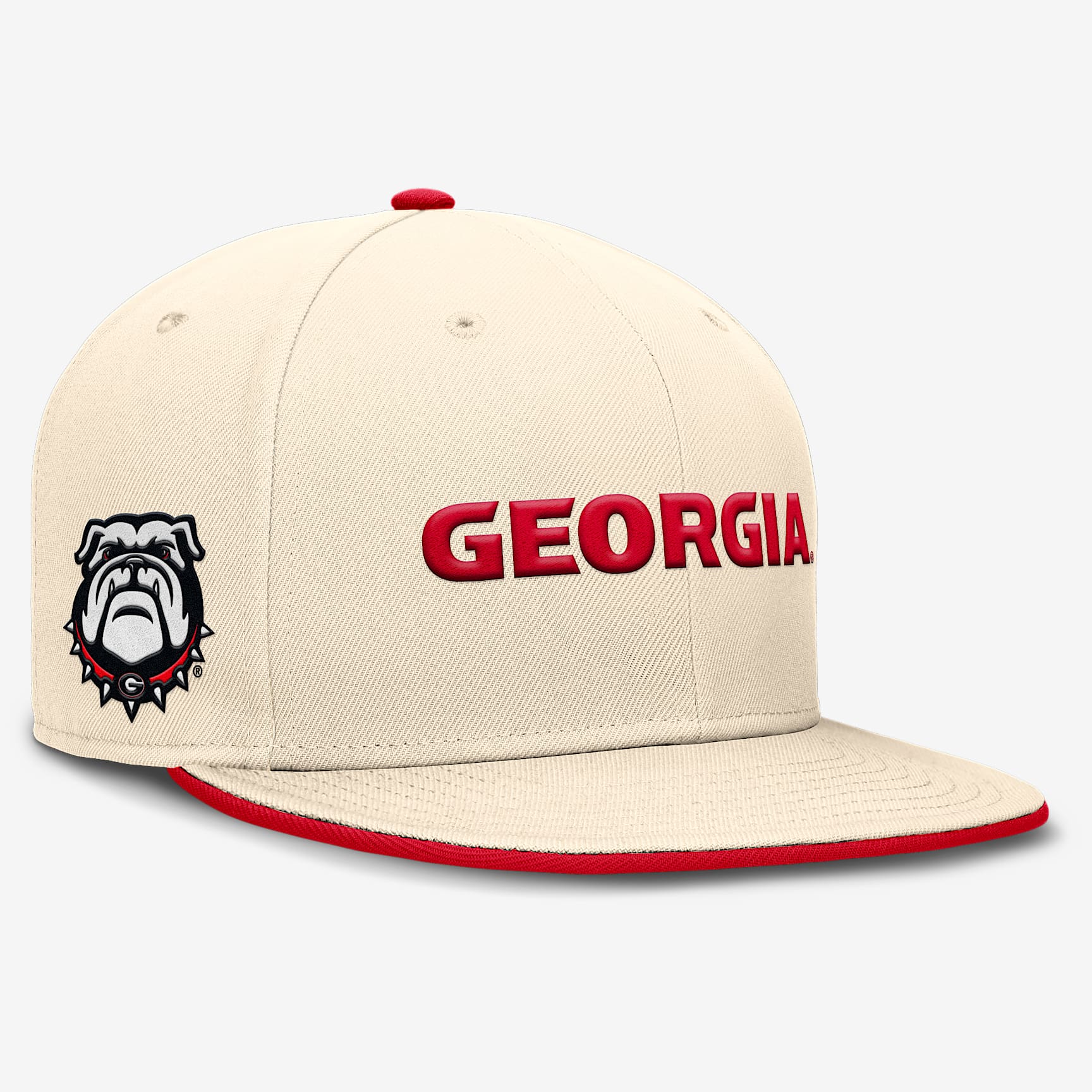 Georgia Bulldogs Primetime True Men's Nike Dri-FIT College Fitted Hat