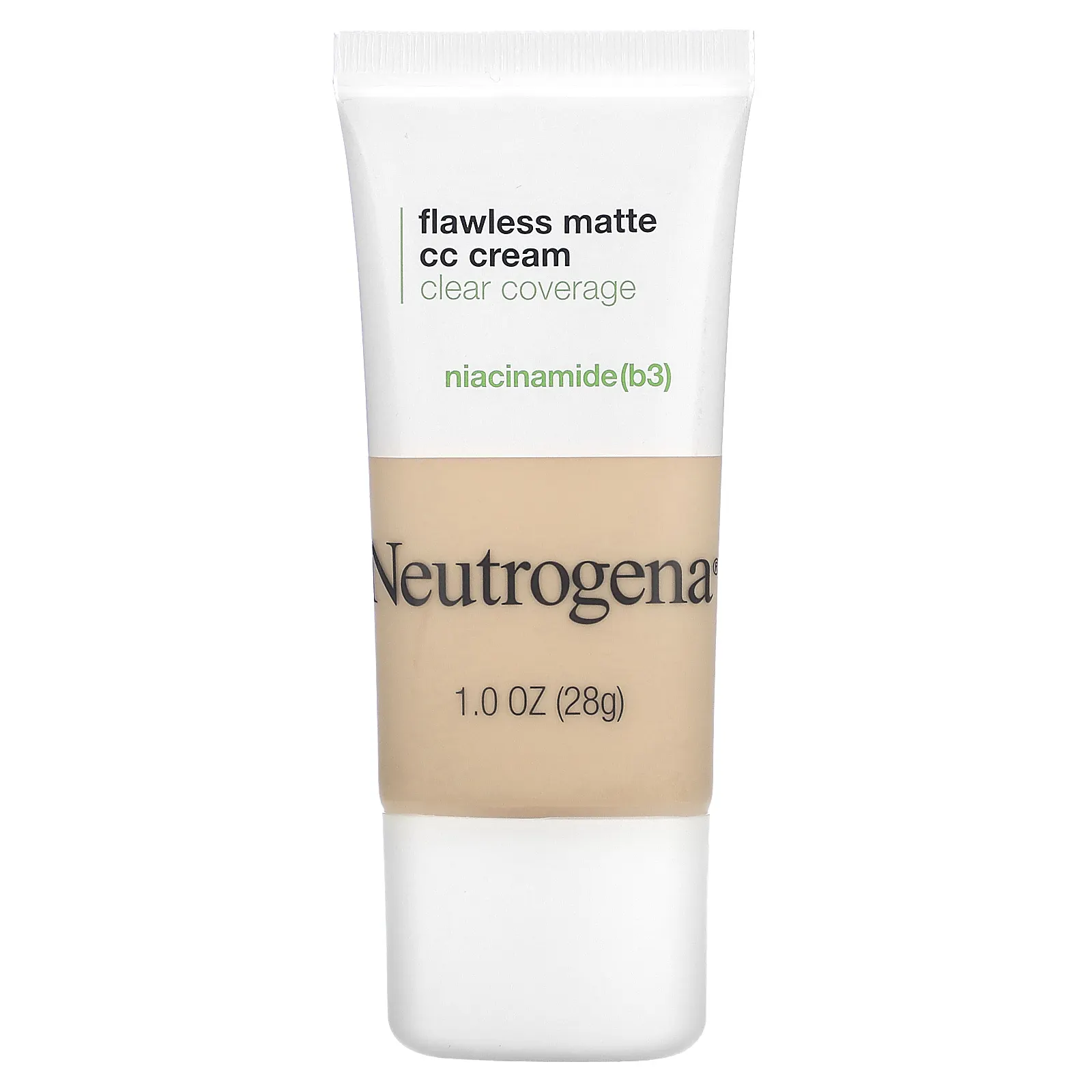 Neutrogena, Flawless матирующий CC-крем, прозрачное покрытие, 1.0 оболочка, 28 г (1 унция)