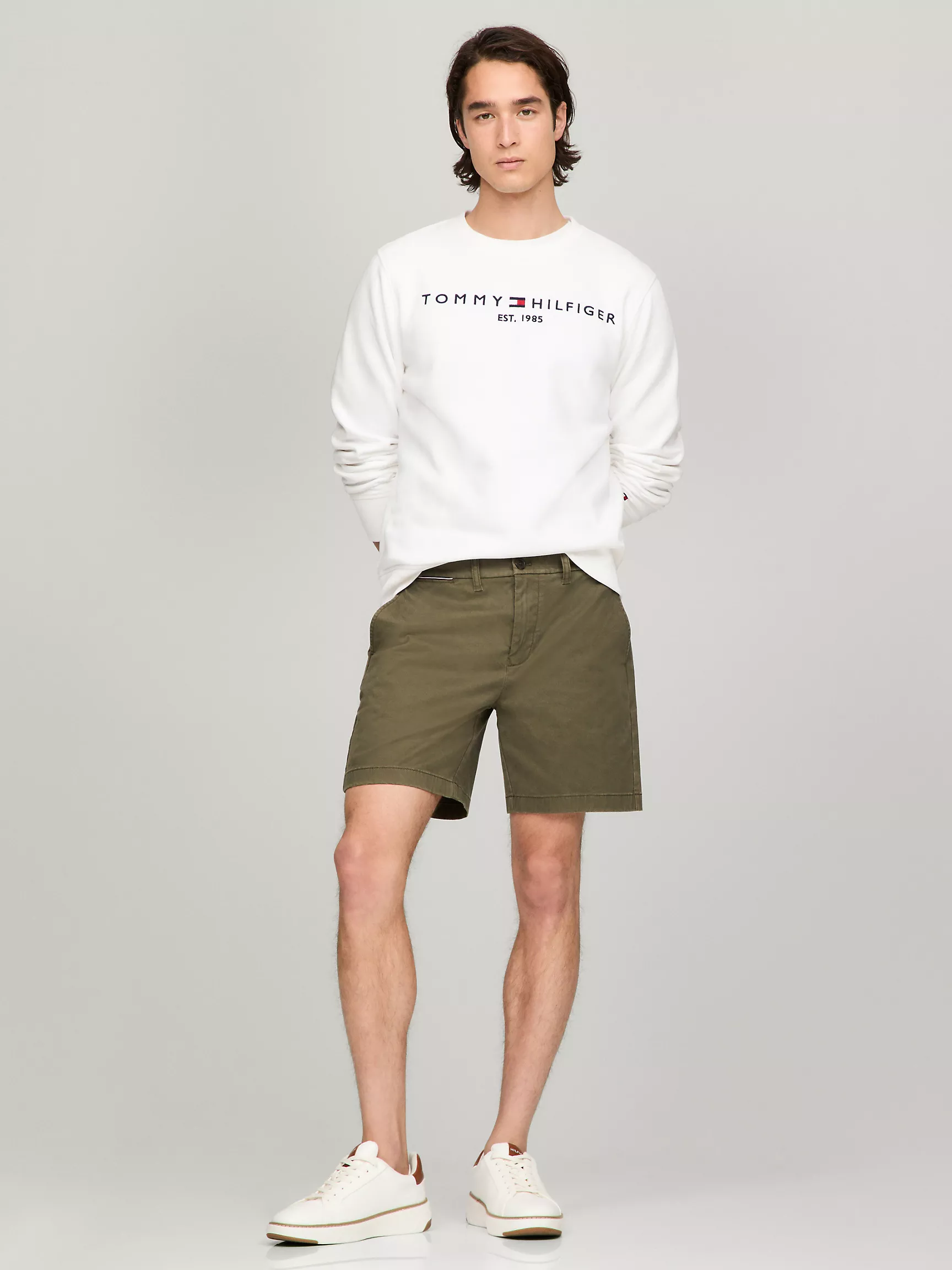 Мужская толстовка Tommy Hilfiger, Свитшот с логотипом Tommy