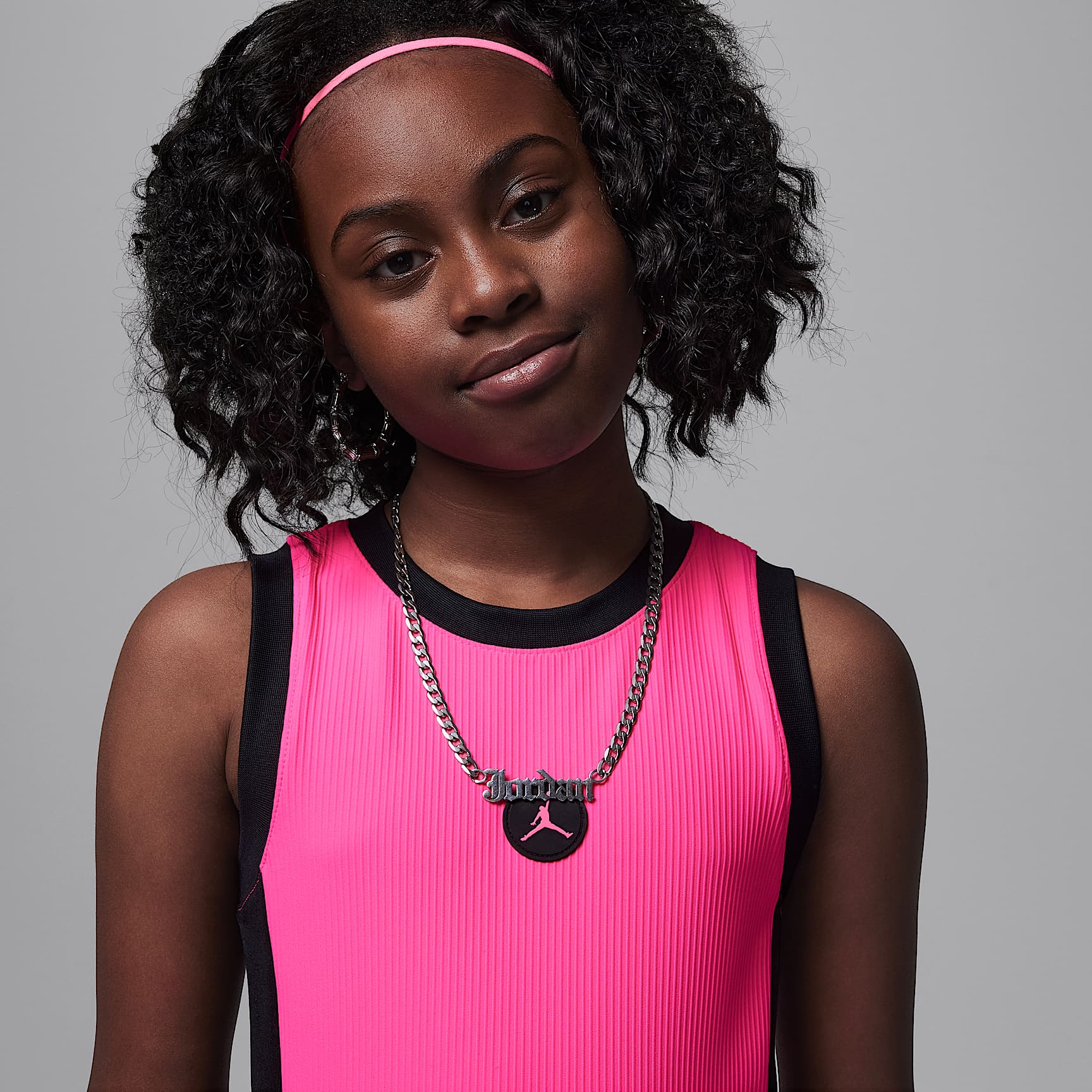 Jordan Big Kids' "She Takes Flight" Ribbed Dress