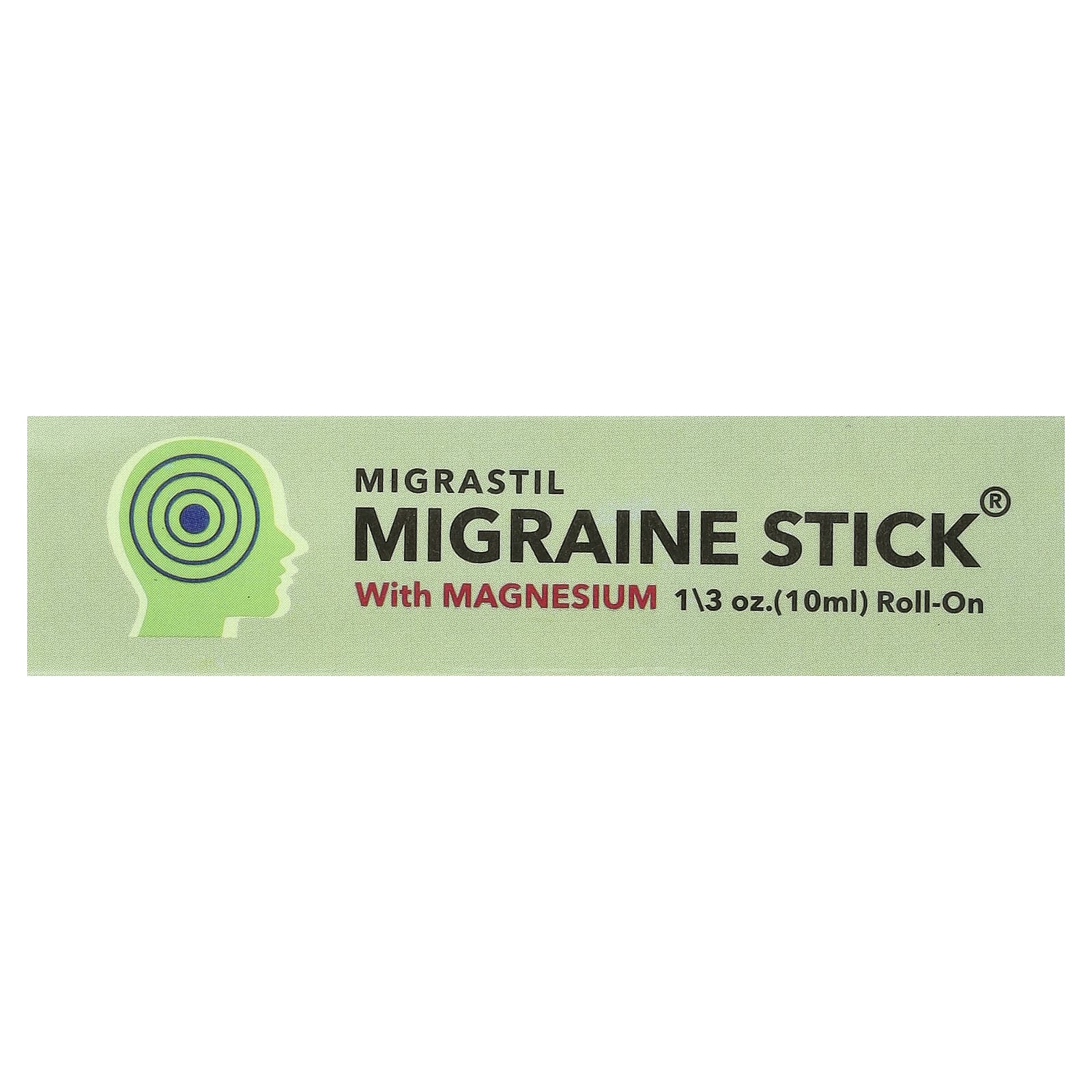 Migrastil, Migraine Stick® с магнием, 10 мл (0,33 унции)