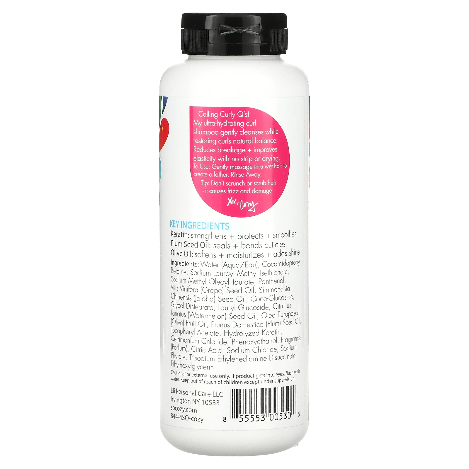 SoCozy, Kids, Curl Shampoo, шампунь для детей, ультраувлажнение и очищение, 311 мл (10,5 жидк. унции)