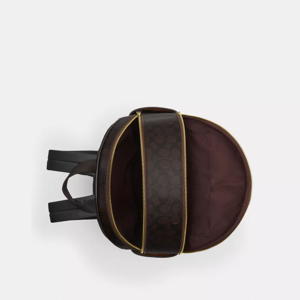Рюкзак COACH Large Court Backpack In Signature Canvas