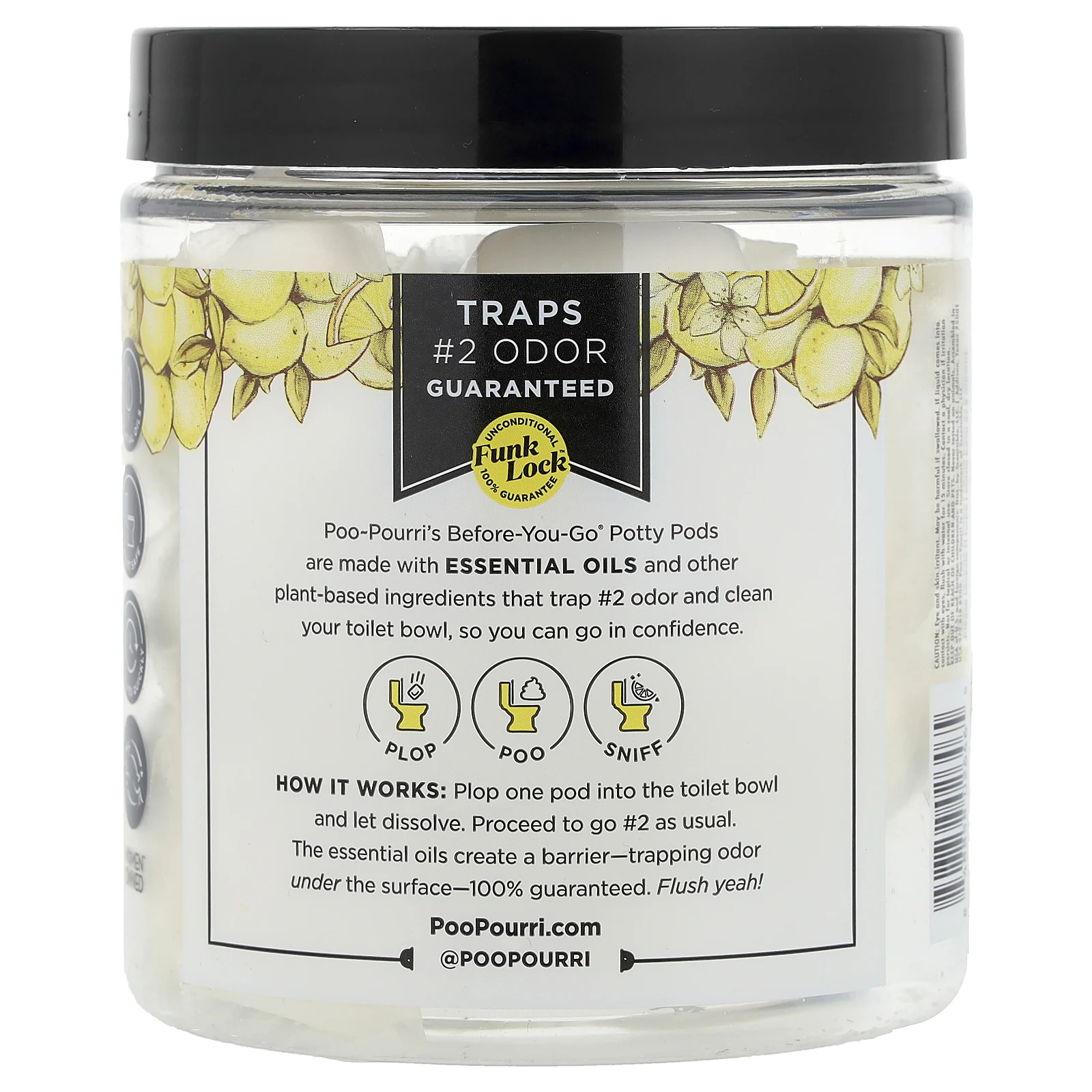 Poo-Pourri, Горшечные капсулы Before-You-Go®, оригинальные цитрусовые, 20 капсул, 230 г (8,1 унции)