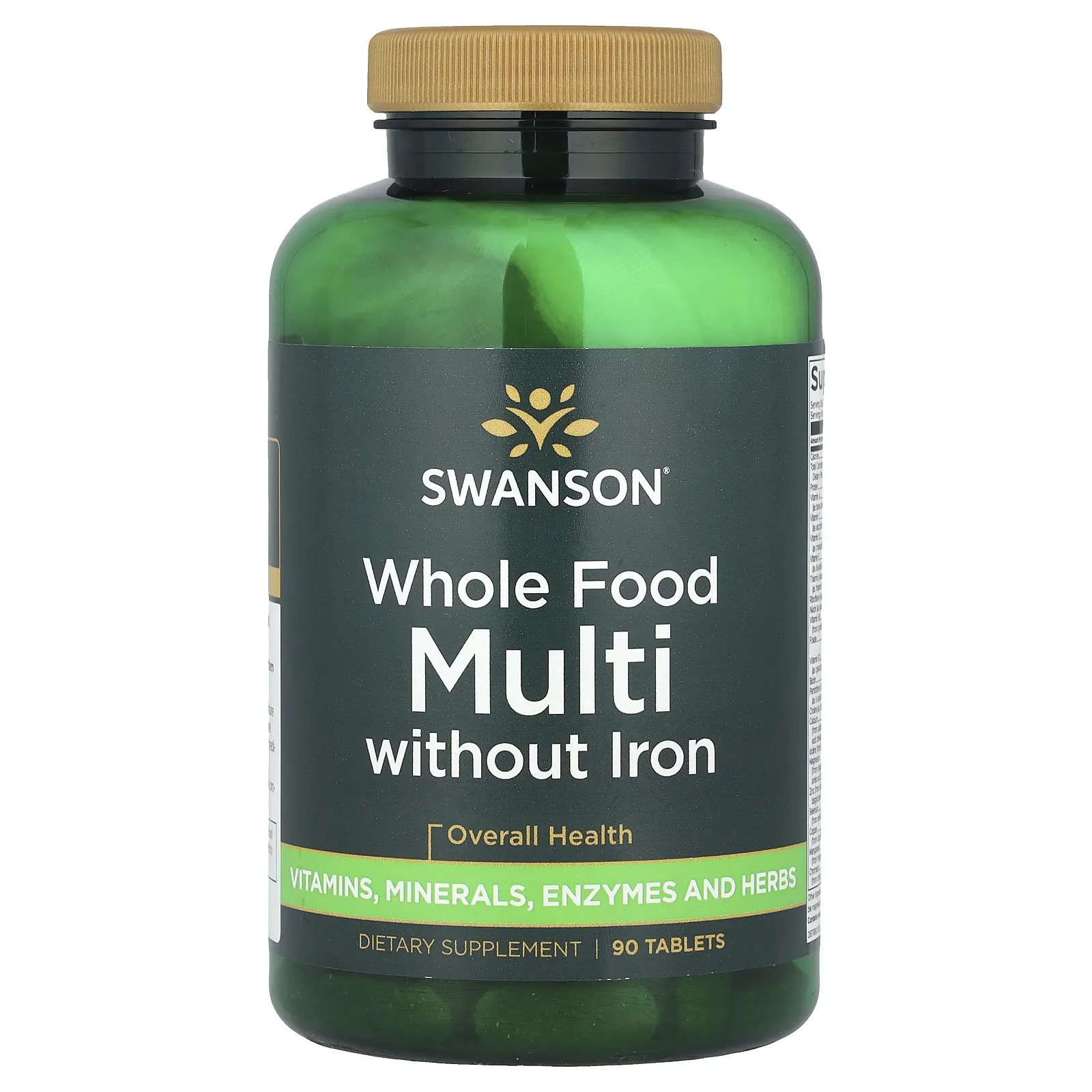 Swanson, Whole Food Formula, мультивитамины и минералы, 90 таблеток