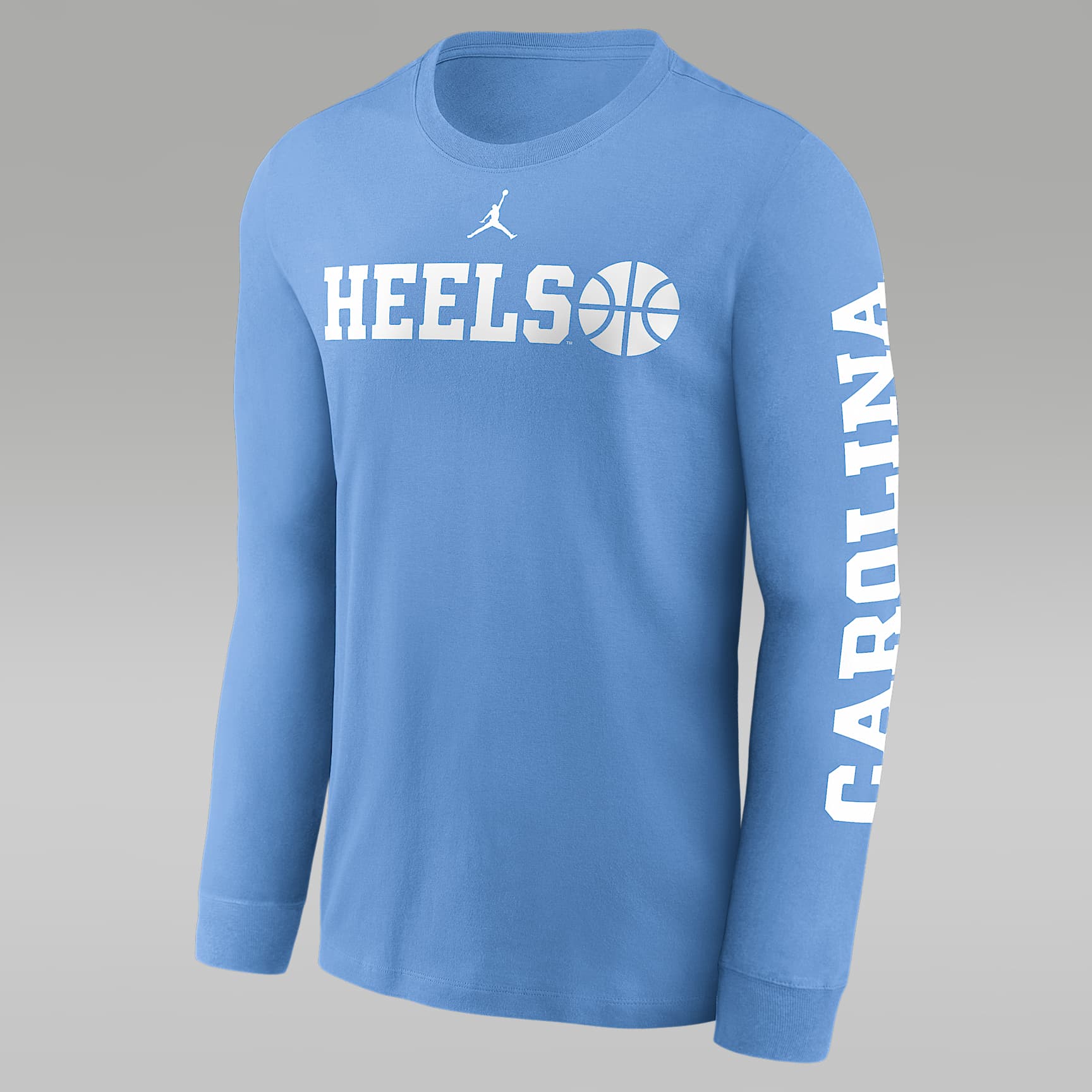 North Carolina Tar Heels Basketball Icon Men's Jordan College Long-Sleeve T-Shirt
