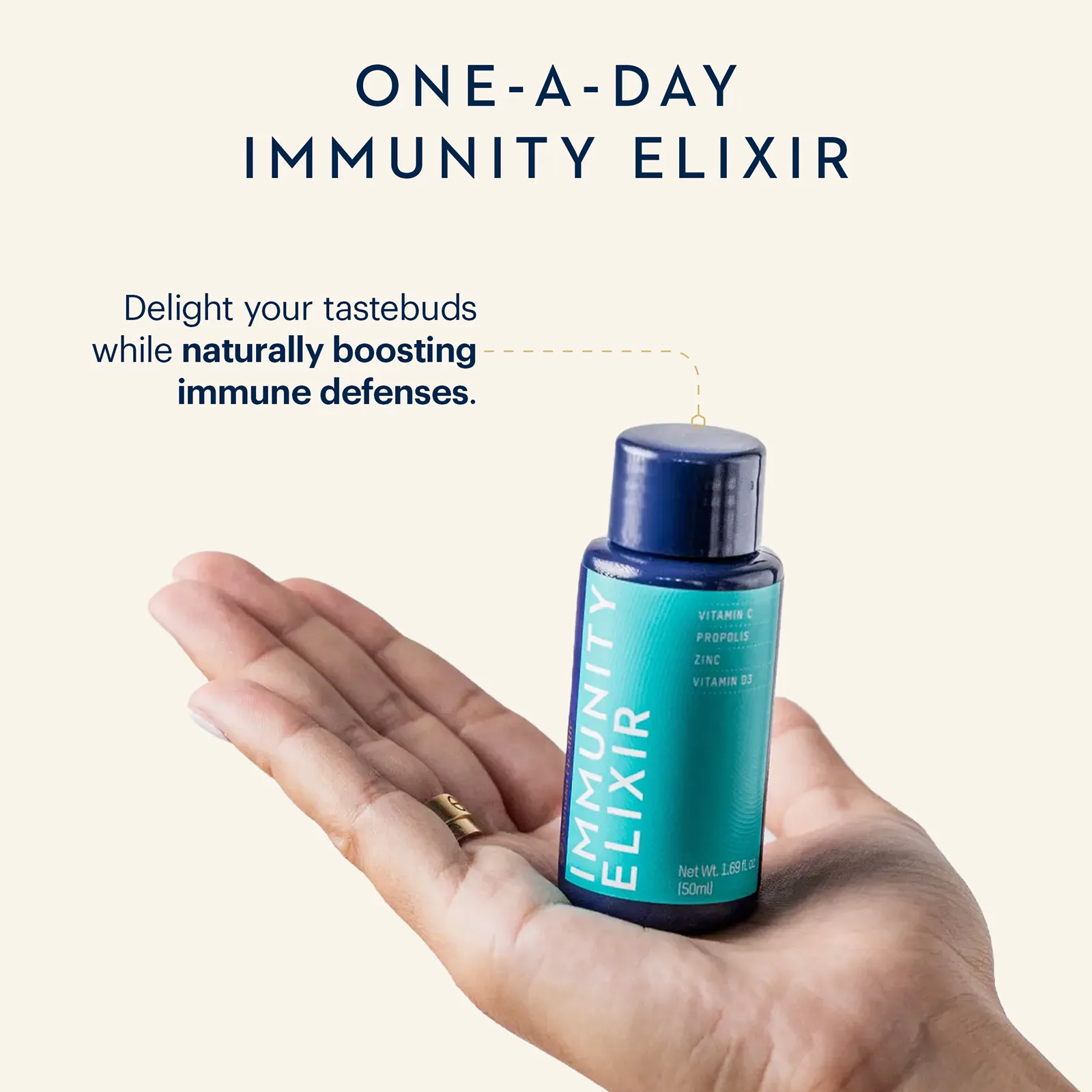 Manuka Health, Immunity Elixir Shot, 5 флаконов по 50 мл (1,69 жидк. унции)