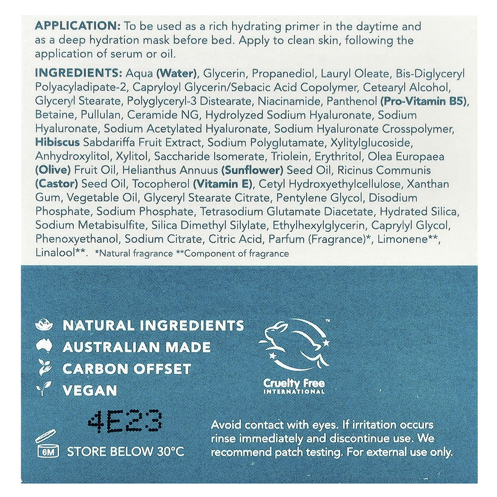 Sukin, Aquaboost 3D, ночной крем с гиалуроновой кислотой, 50 мл (1,69 жидк. Унции)