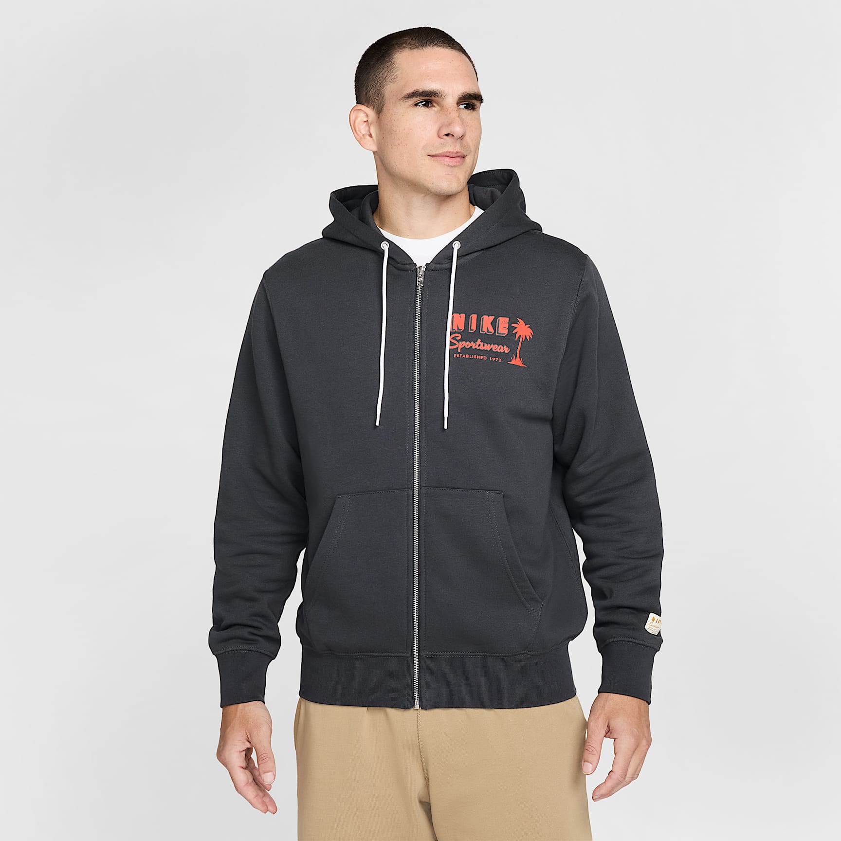 Nike Club Men's Full-Zip Fleece Hoodie