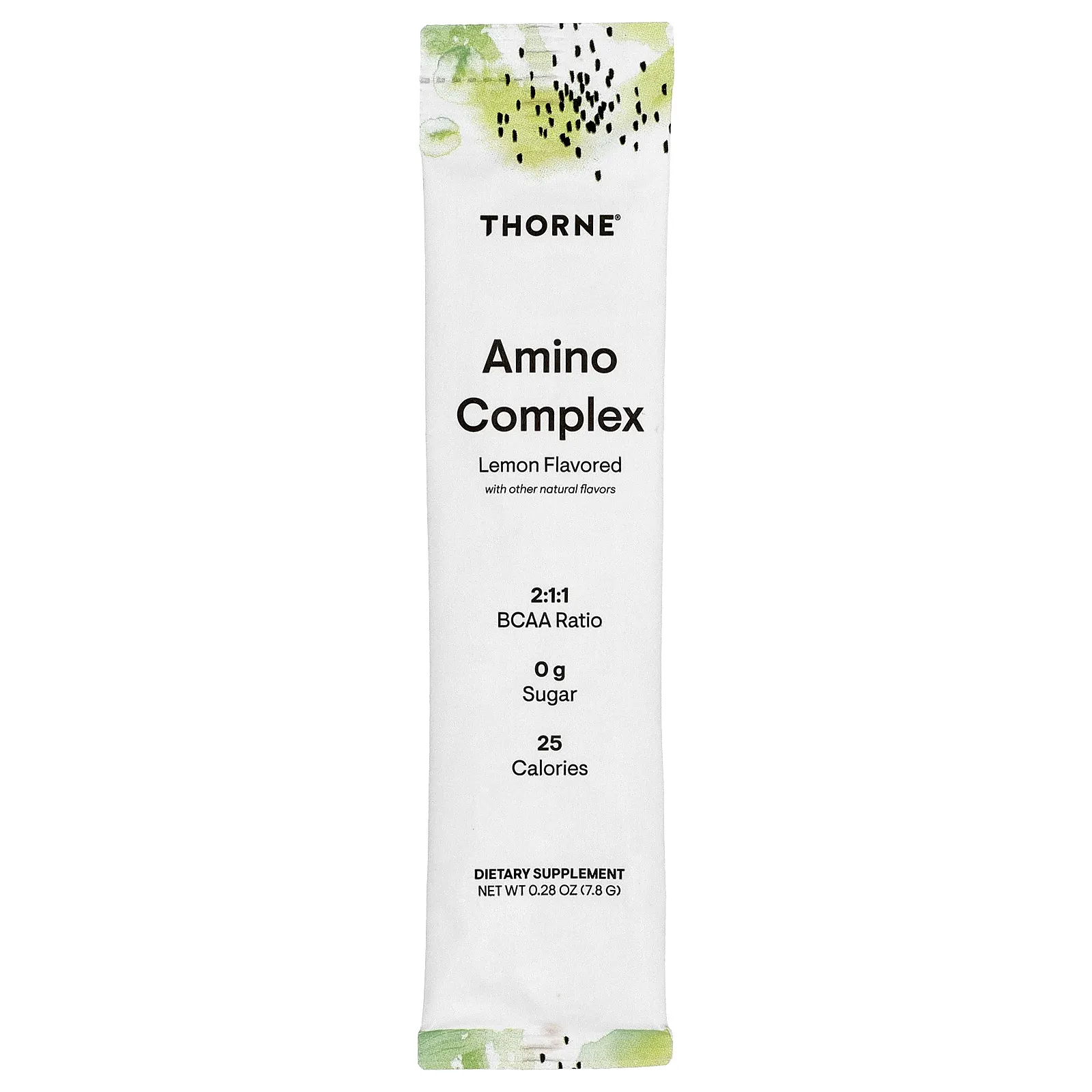 Thorne, аминокислотный комплекс, со вкусом лимона, 30 пакетиков по 7,8 г (0,28 унции)