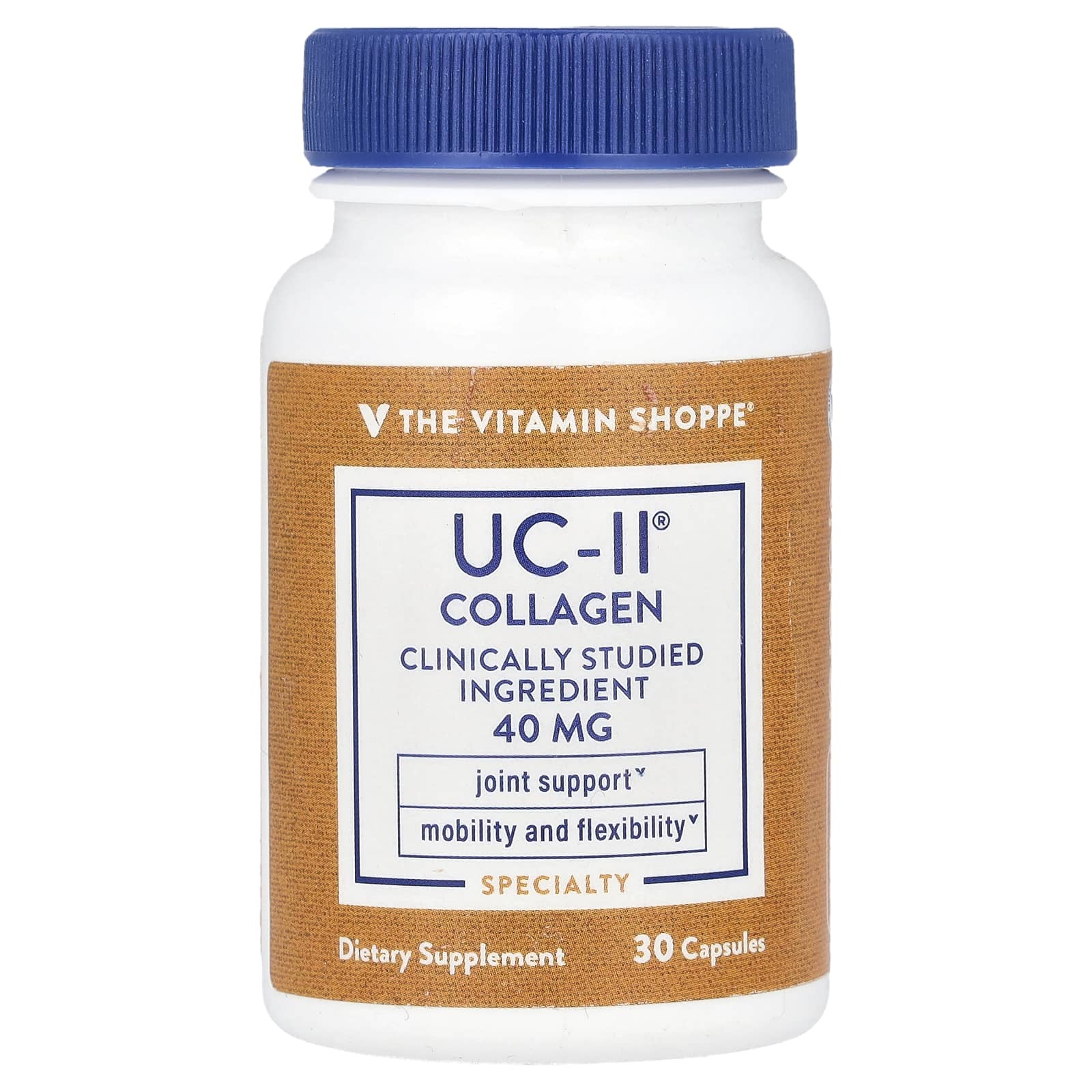 The Vitamin Shoppe, UC-II® Collagen, 40 мг, 30 капсул