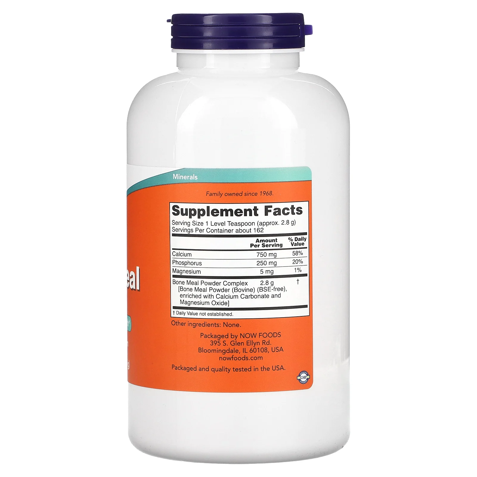 NOW Foods, Костная мука, 454 г (1 фунт)
