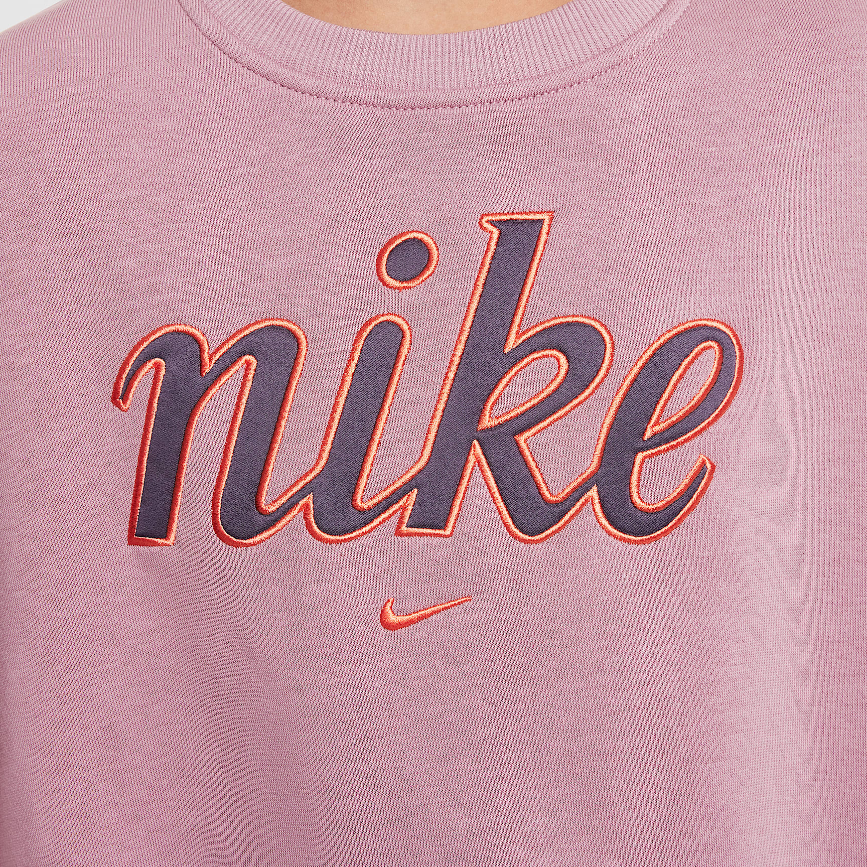 Nike Sportswear Club Fleece Girls' Boxy Crew-Neck Sweatshirt