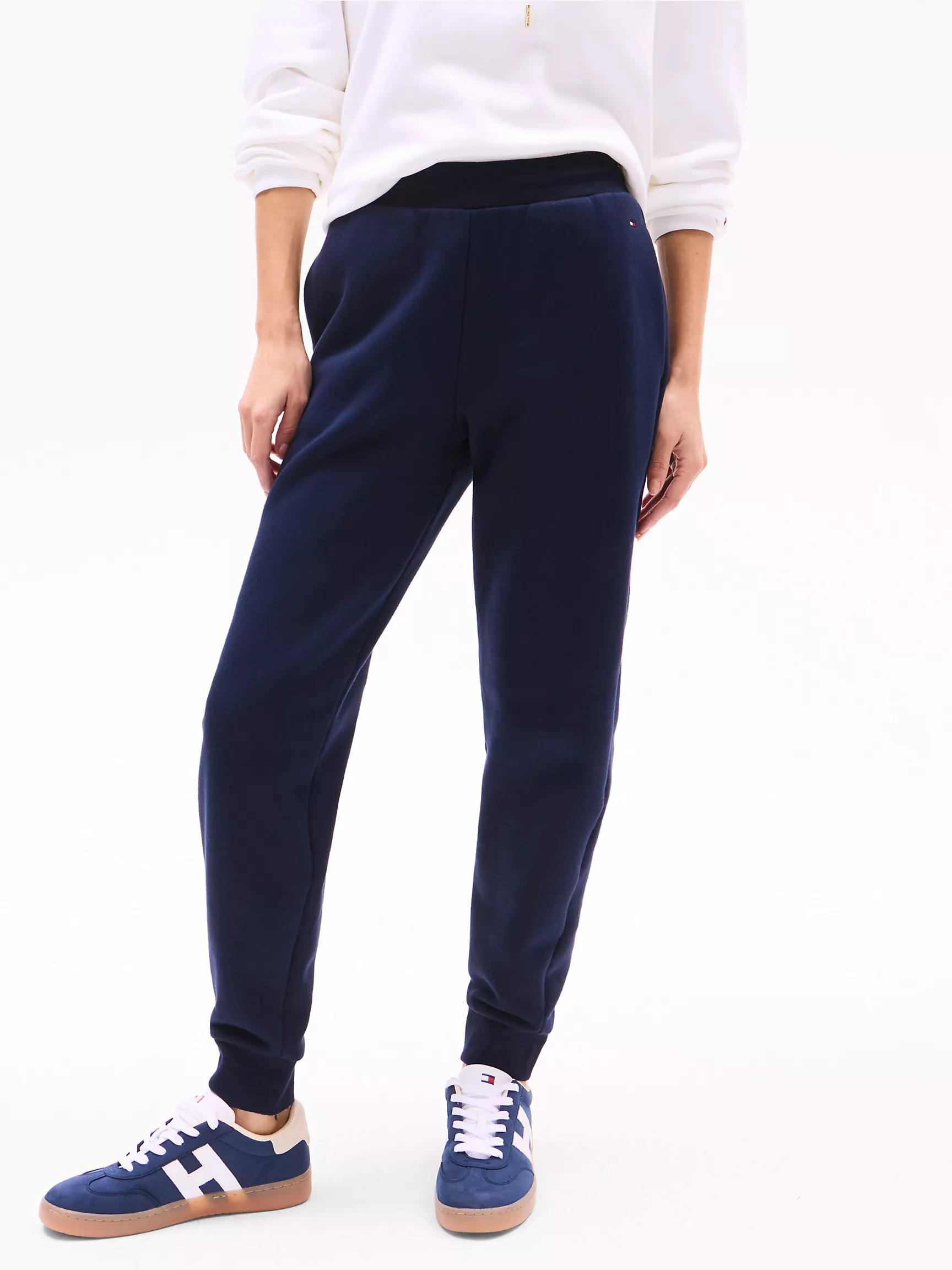 Женские брюки Tommy Hilfiger, Свободные однотонные спортивные брюки