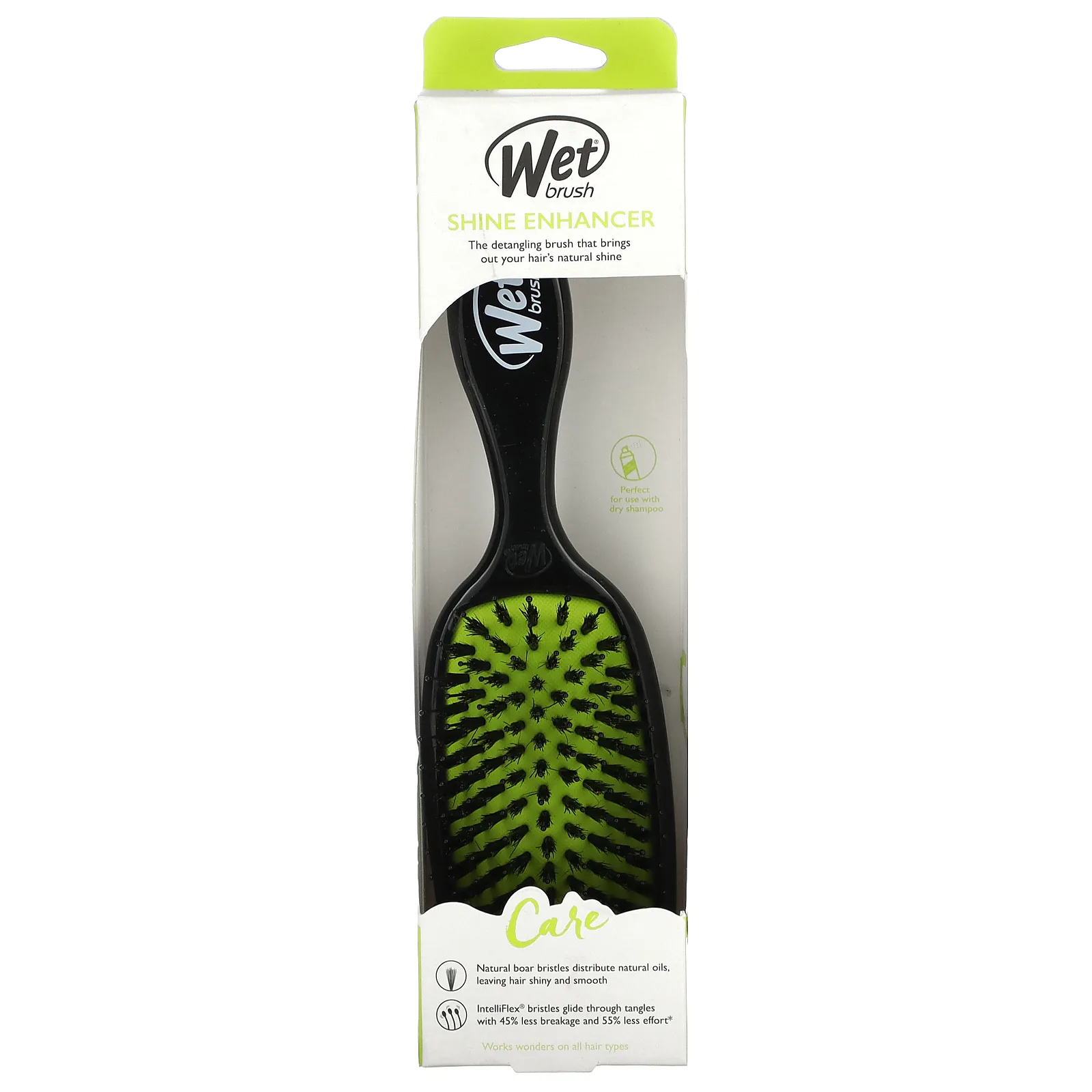 Wet Brush, расческа для усиления блеска, черный, 1 шт.