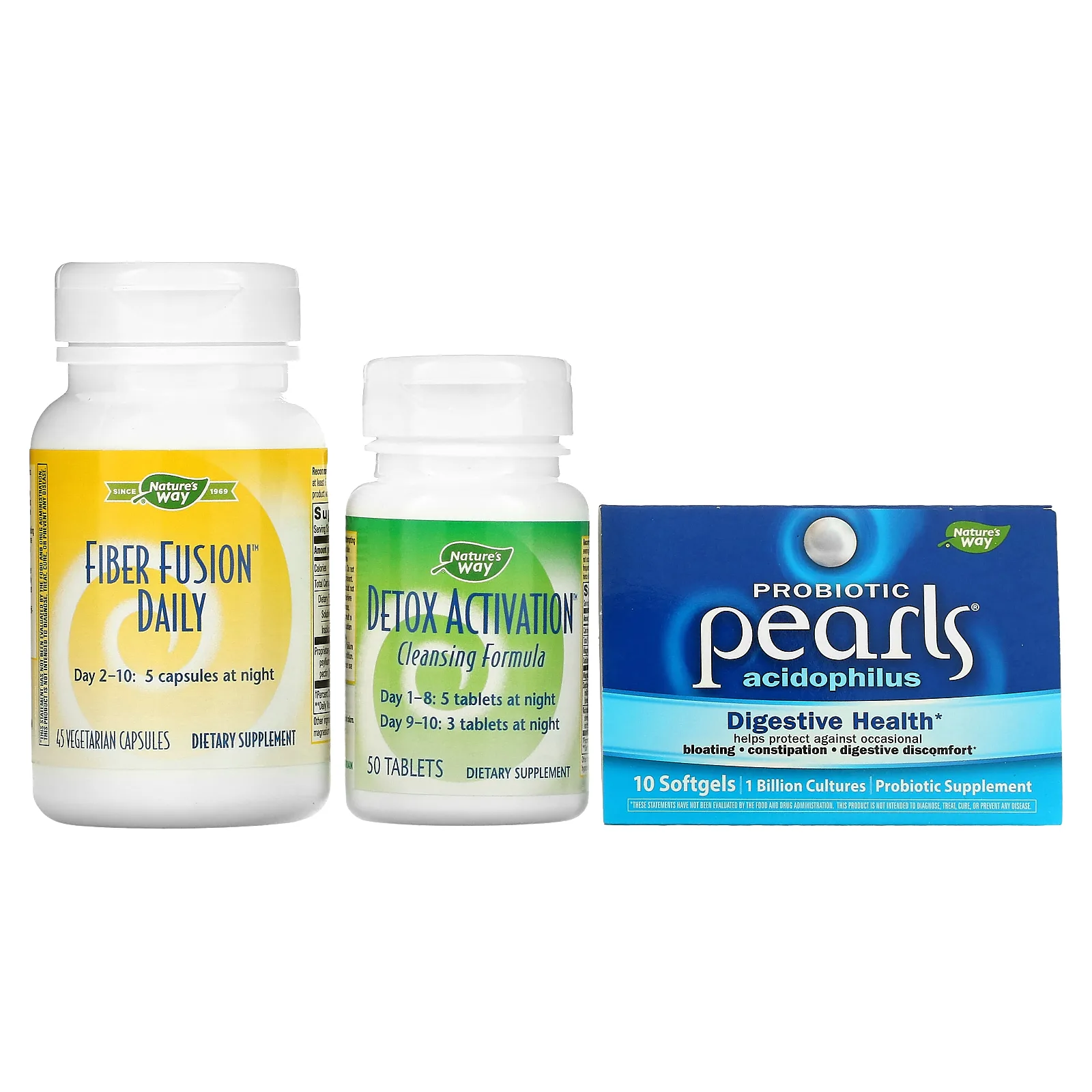 Nature's Way, Очищающее средство для тела, Полная 10-дневная система очищения, программа состоит из 3 частей