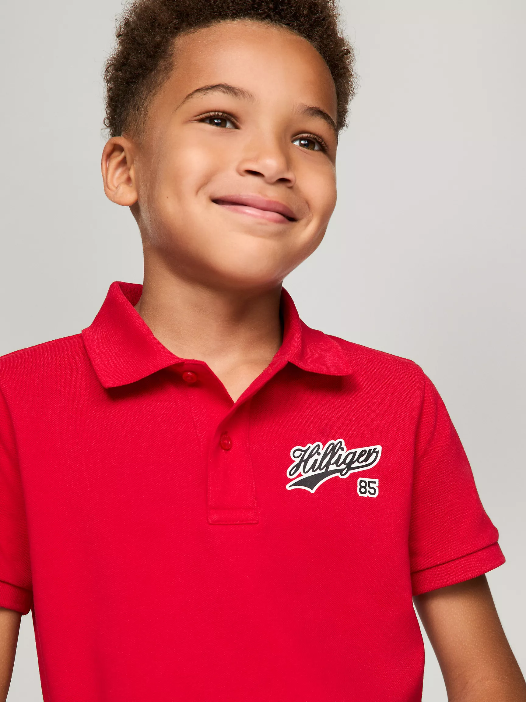 Рубашка-поло для мальчиков Tommy Hilfiger, Детское поло с короткими рукавами и логотипом Script 85