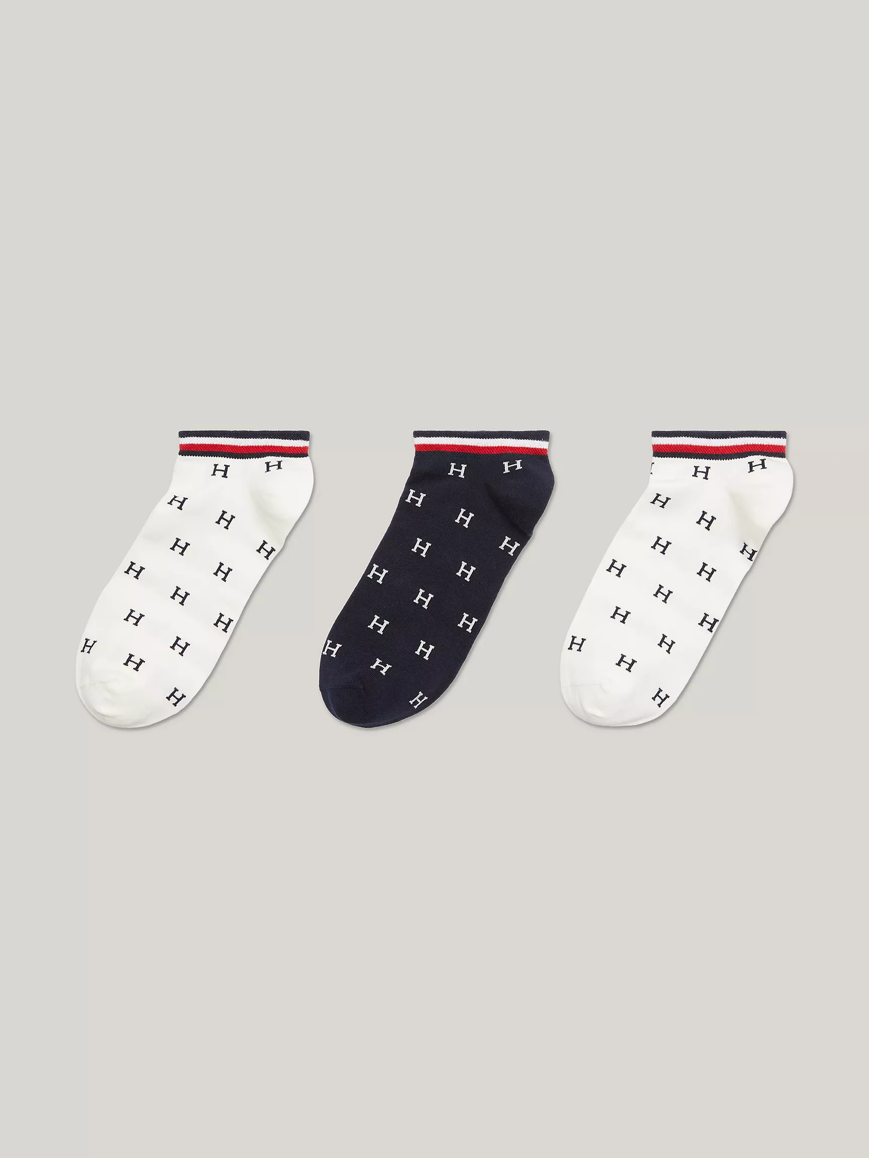 Женские носки Tommy Hilfiger, Набор из 3 пар носков до щиколотки с логотипом