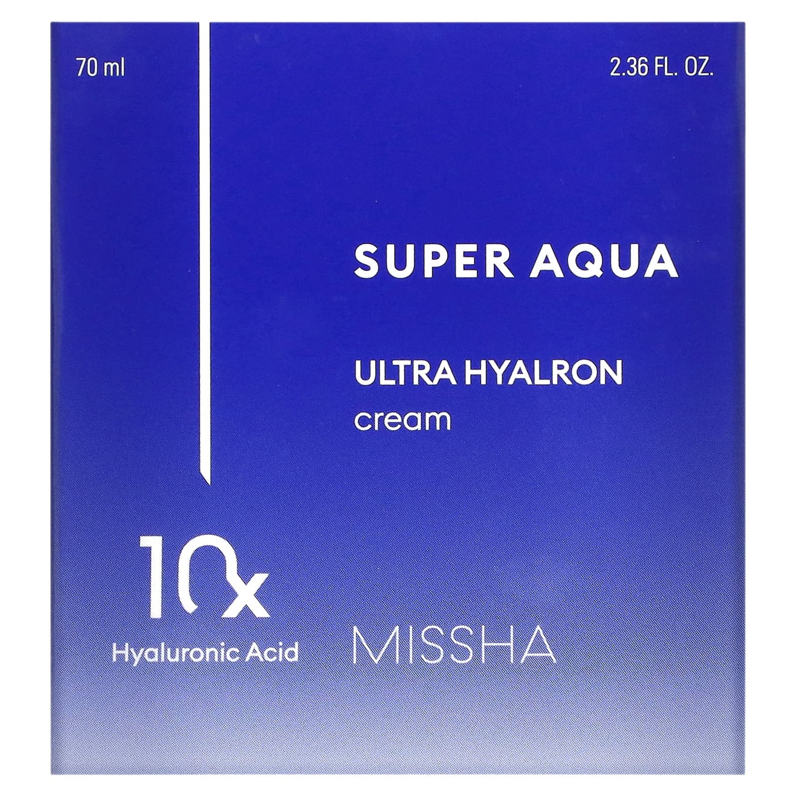 Missha, Super Aqua, ультра гиалроновый крем, 70 мл (2,36 жидк. Унции)
