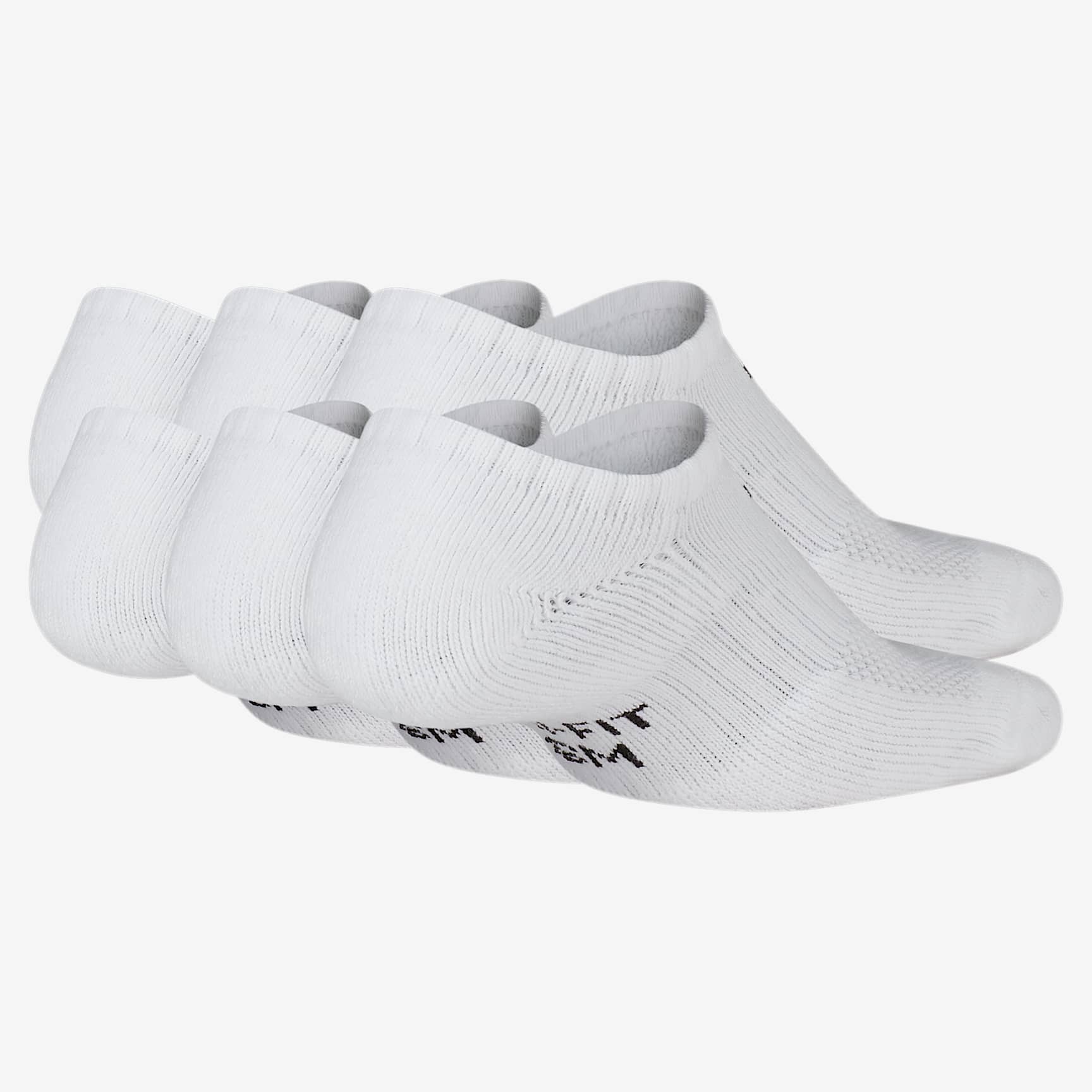 Nike Performance Cushioned No-Show Kids' Training Socks (6 Pair)