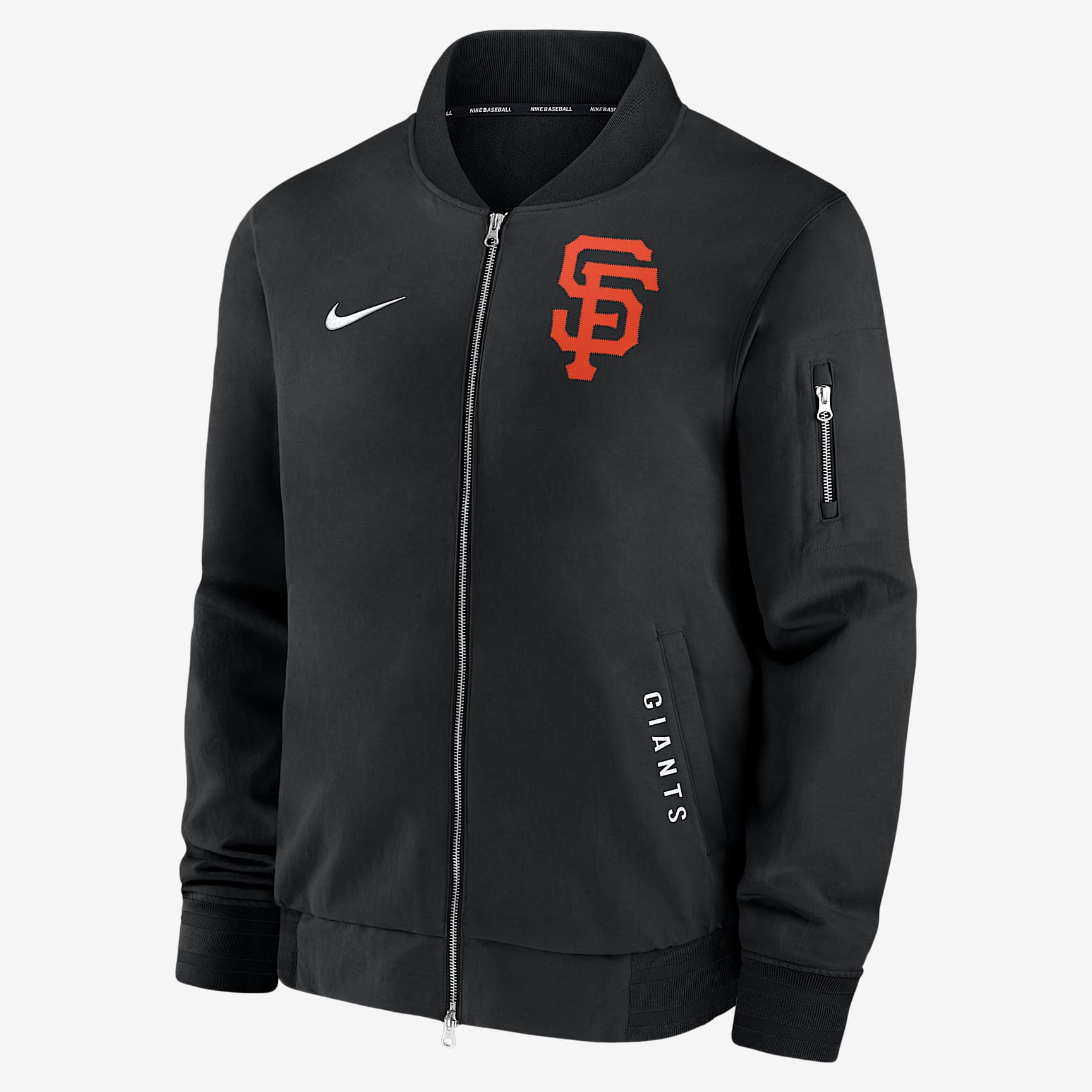 San Francisco Giants Authentic Collection Dugout Men's Nike MLB Full-Zip Bomber Jacket