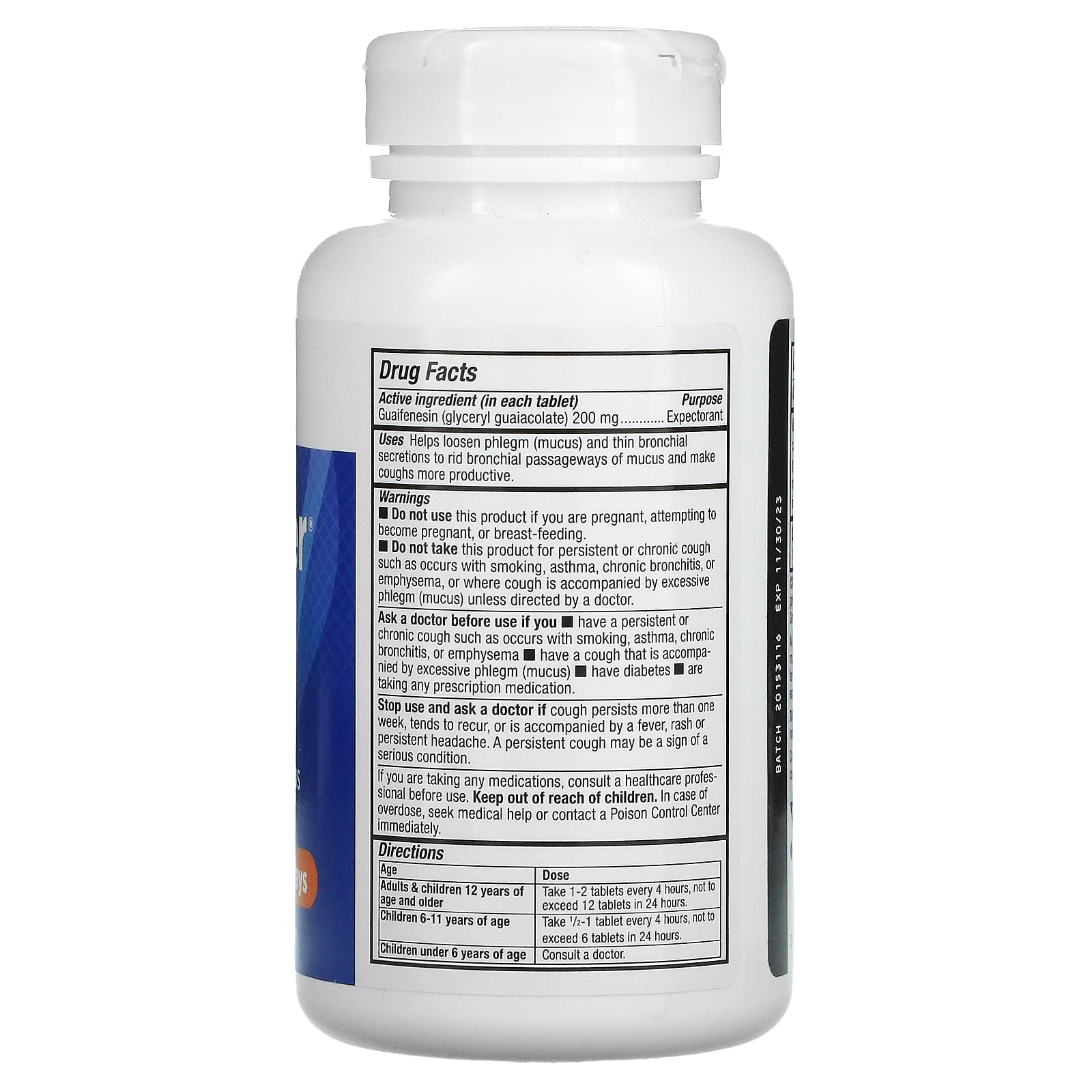 Nature's Way, Air-Power, отхаркивающее средство на основе гвайфенезина, 100 таблеток