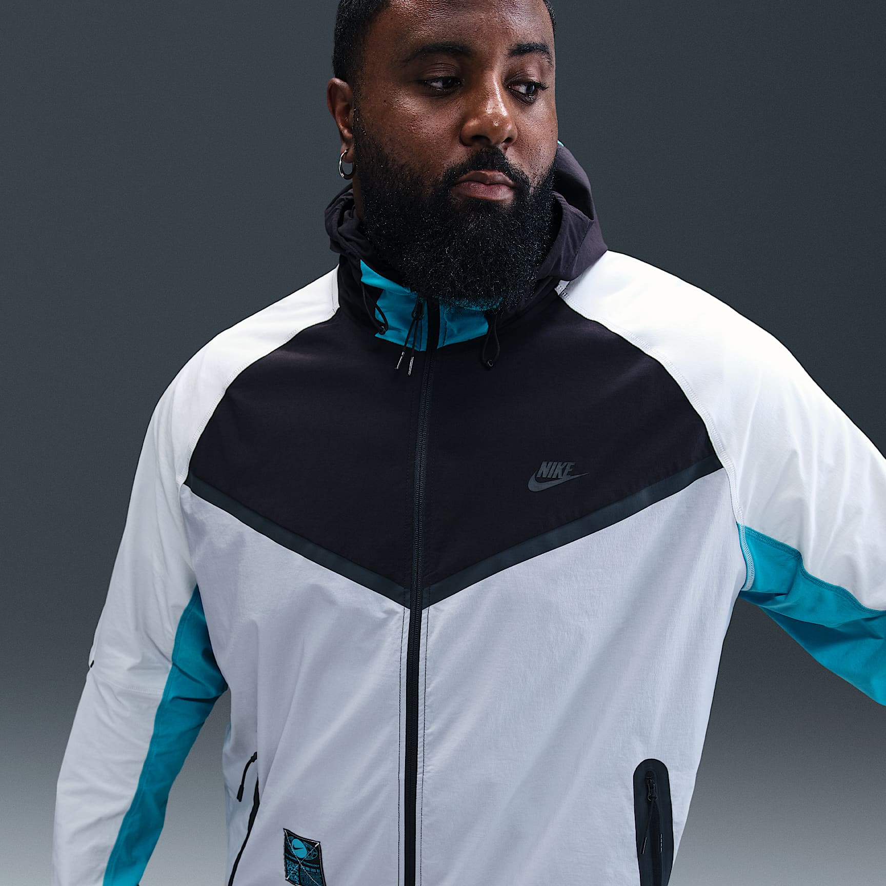 Nike Tech Men's Woven Windrunner Full-Zip Jacket