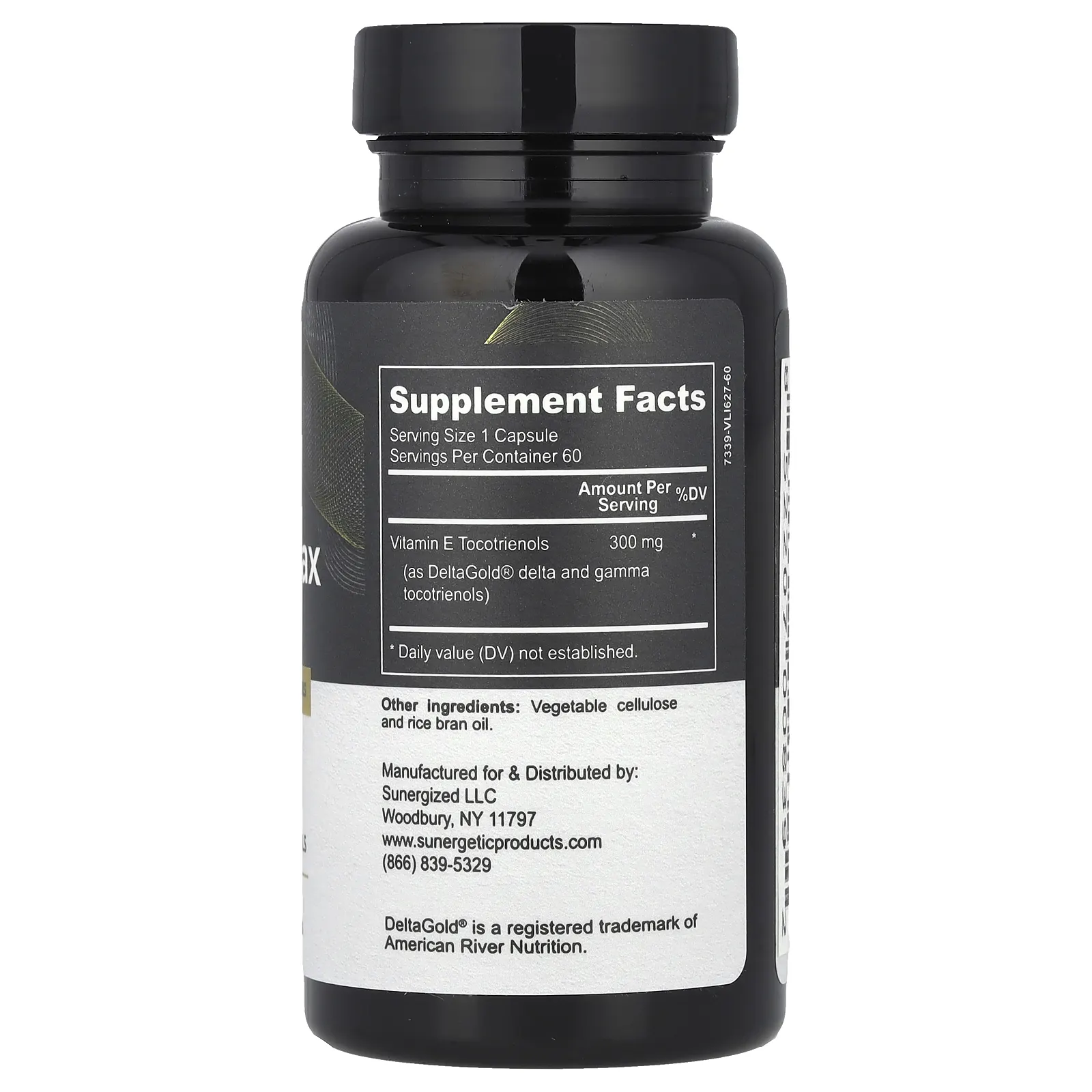 Sunergetic, Annatto Max DeltaGold®, 300 мг, 60 жидких капсул