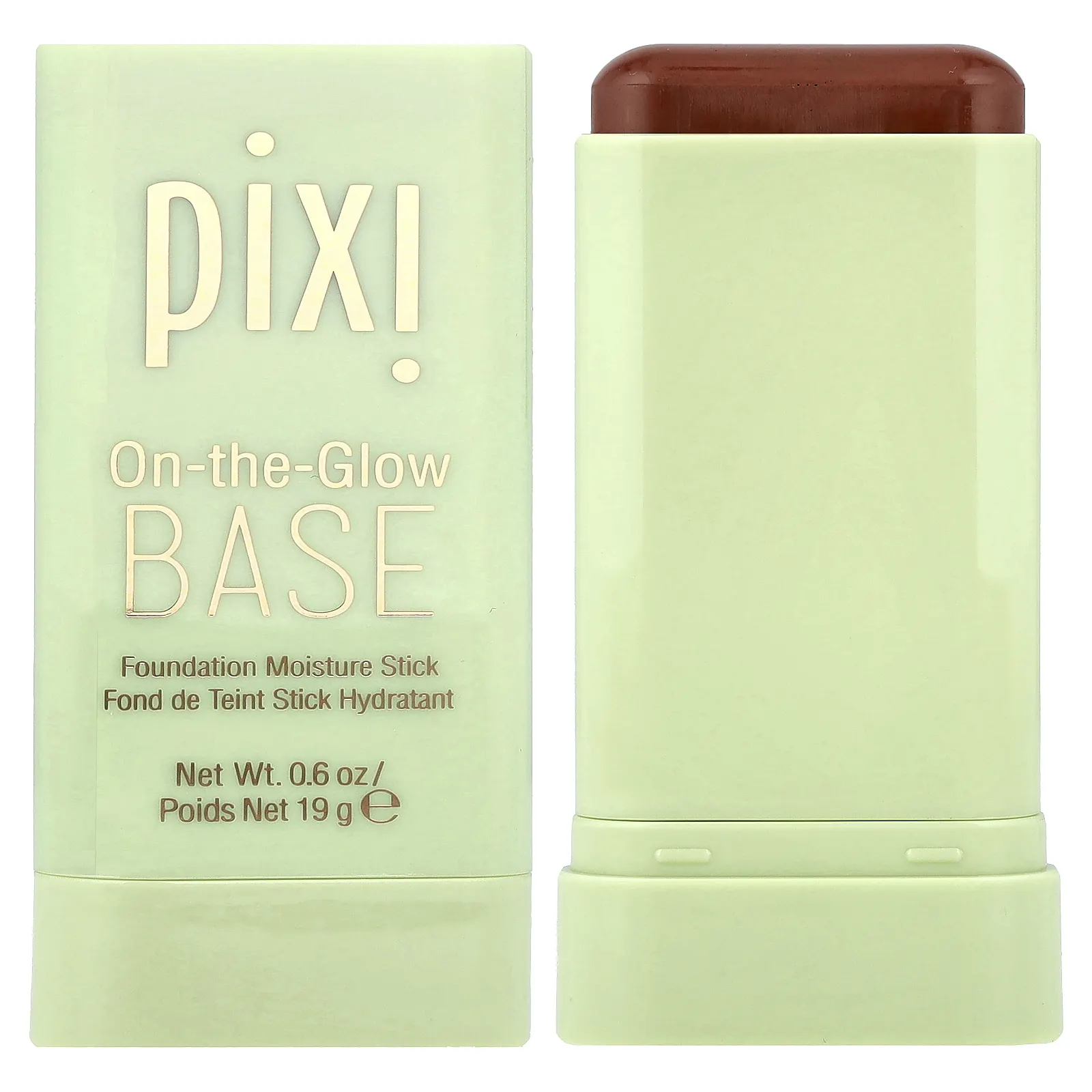 Pixi Beauty, On-The-Glow Base, увлажняющий стик для тональной основы, какао, 19 г (0,6 унции)