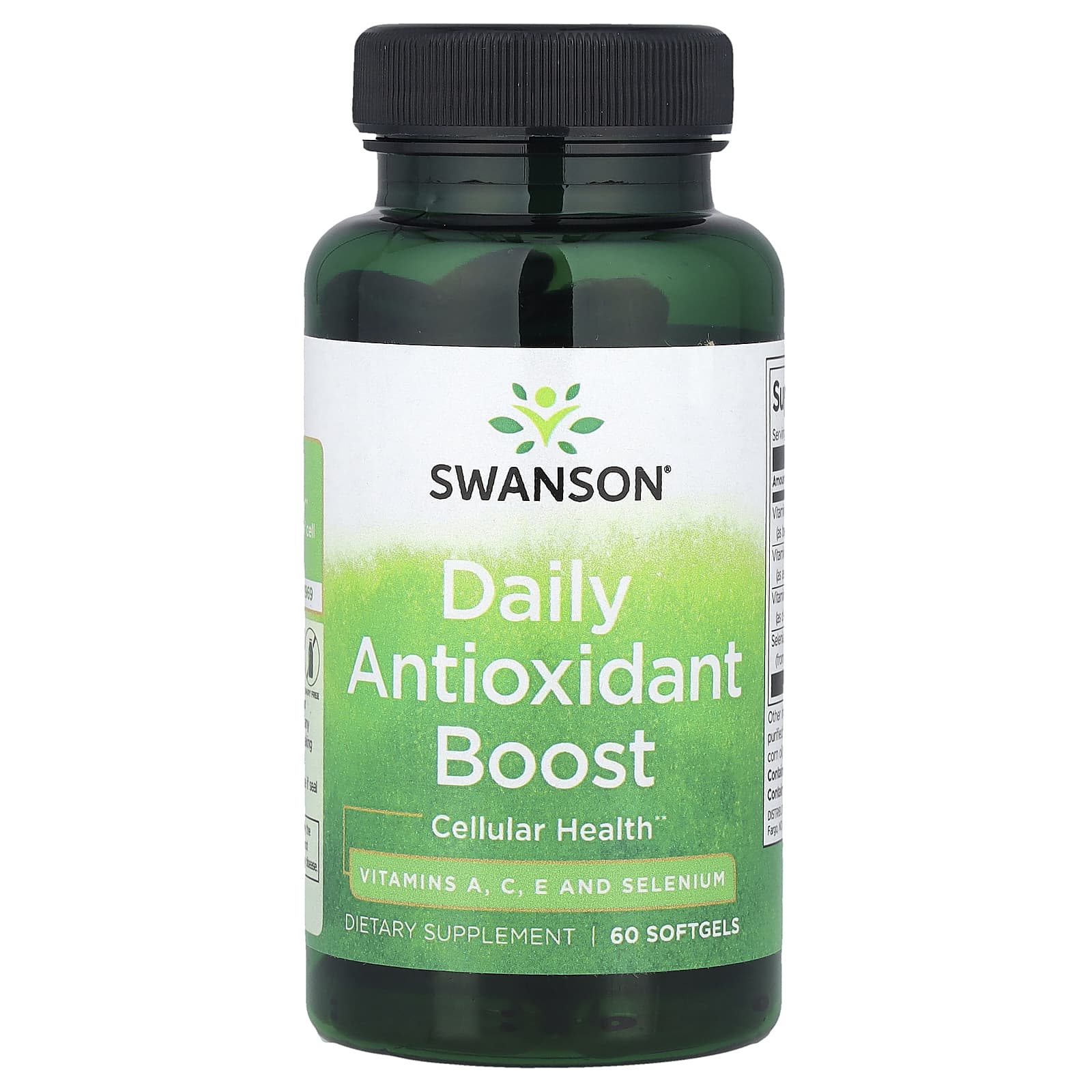 Swanson, Ежедневное усиление антиоксидантов, 60 мягких таблеток
