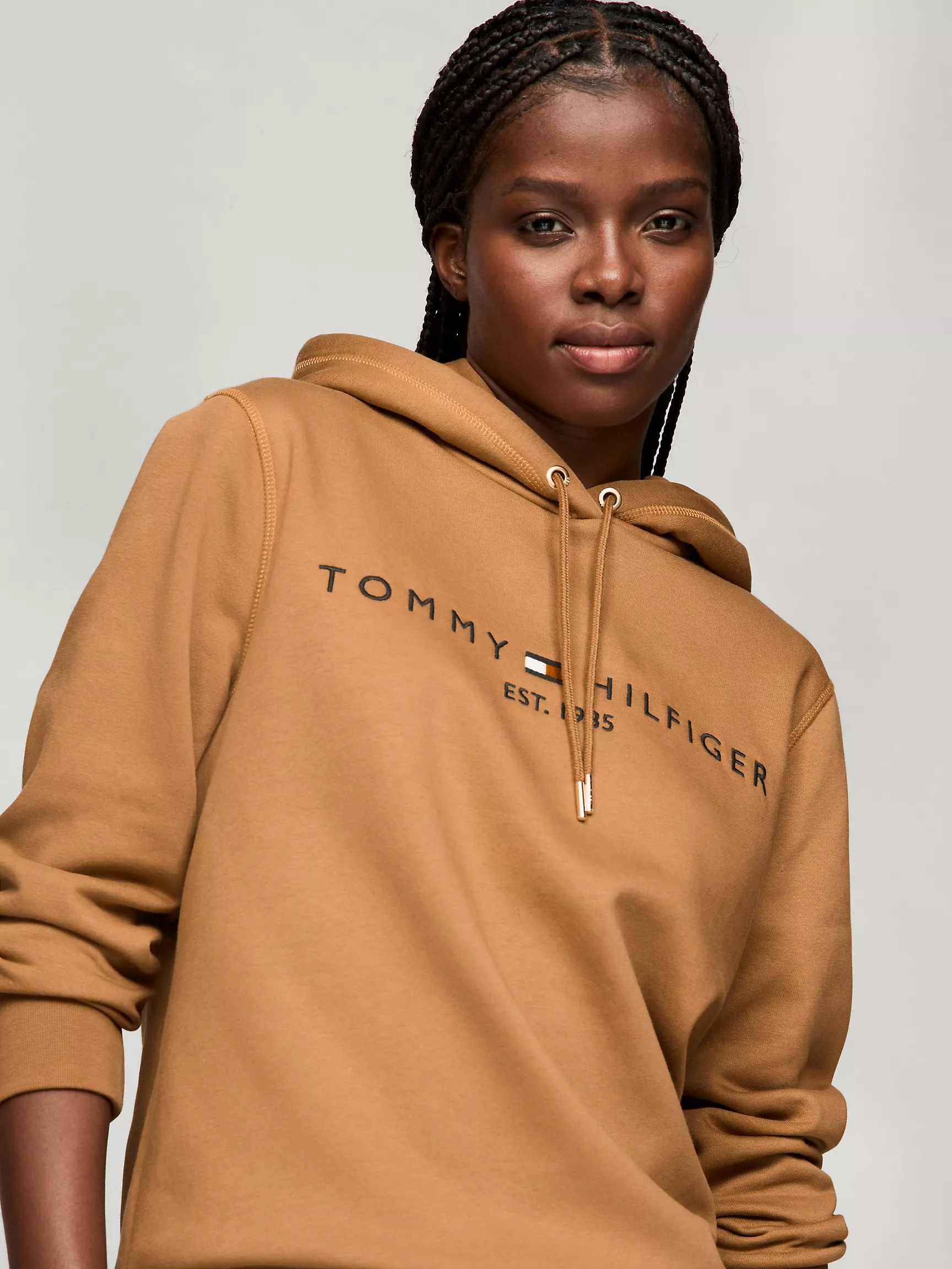 Женское худи Tommy Hilfiger, Худи с вышитым логотипом Tommy