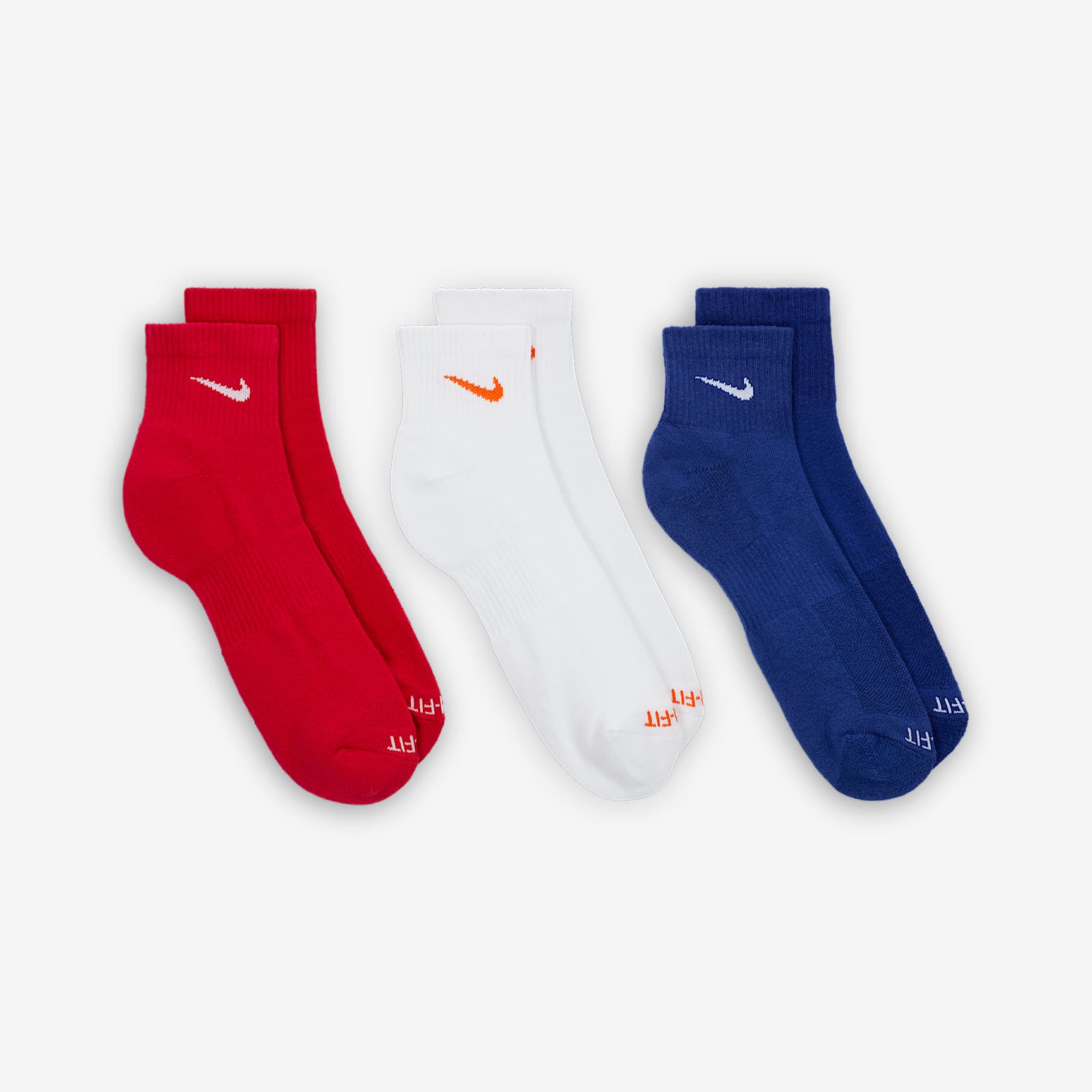 Nike Everyday Plus Cushioned Training Ankle Socks (3 Pairs)