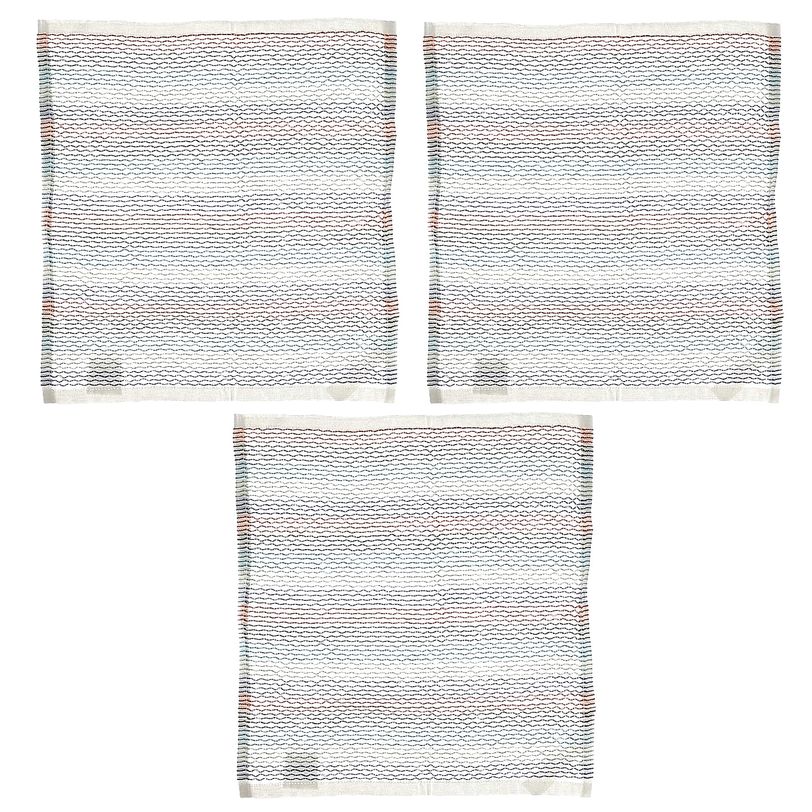 Full Circle, Салфетки для посуды, разноцветные, 3 шт.