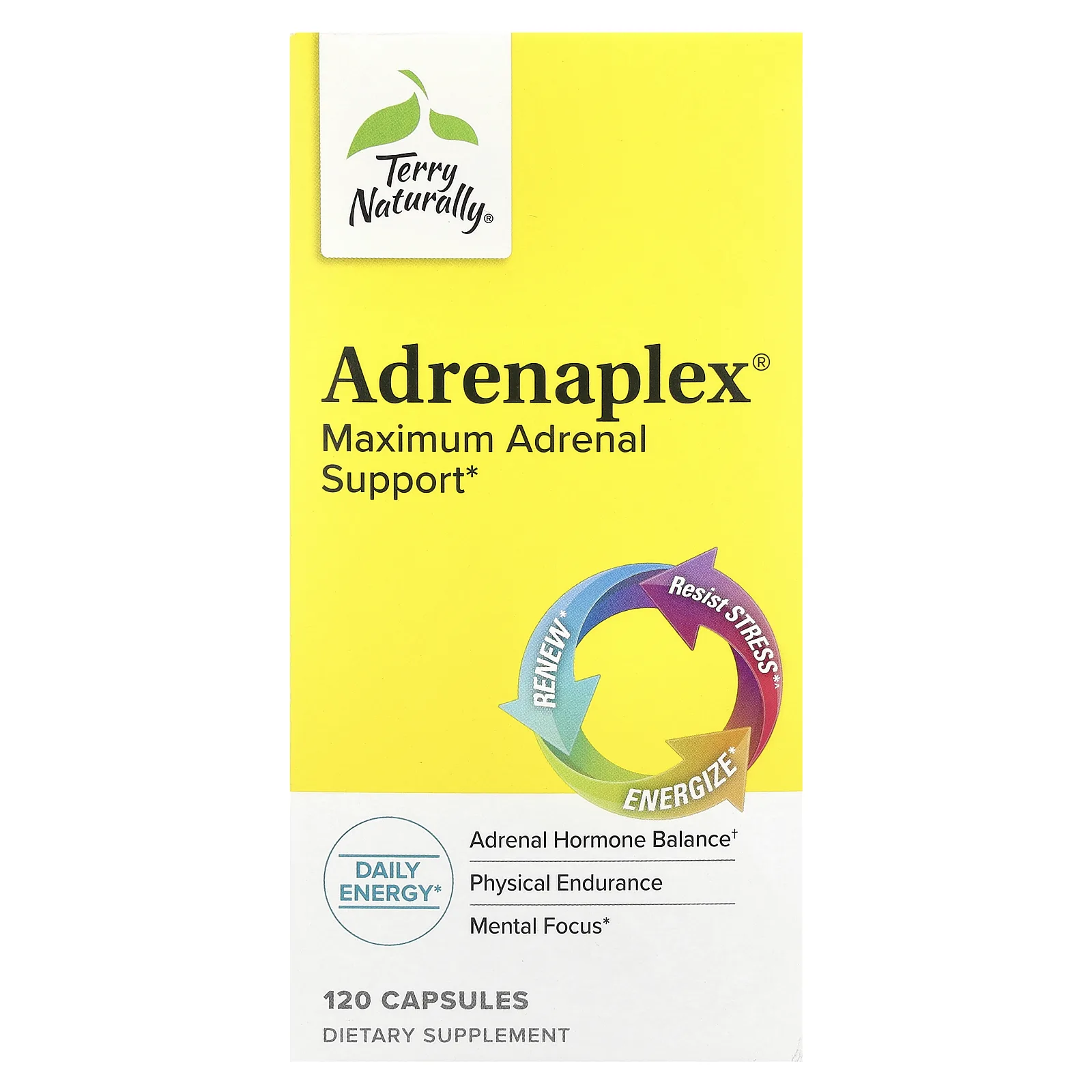 Terry Naturally, Adrenaplex®, 120 капсул