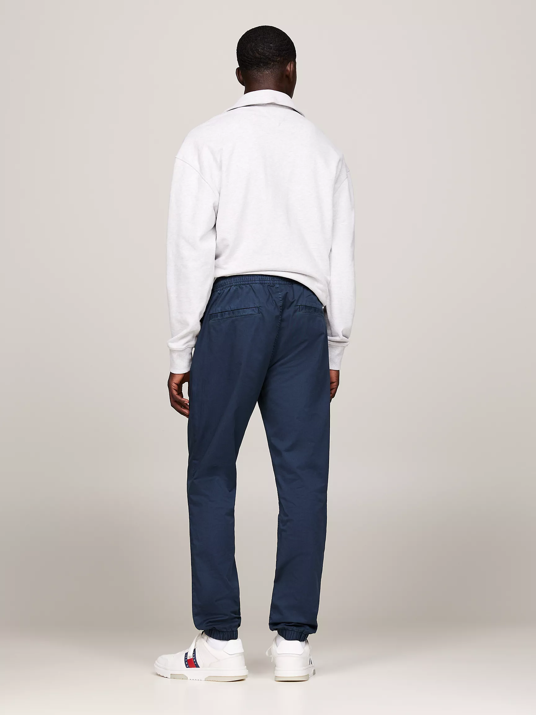 Мужские брюки Tommy Hilfiger, Приталенные джоггеры из хлопкового твила TJ