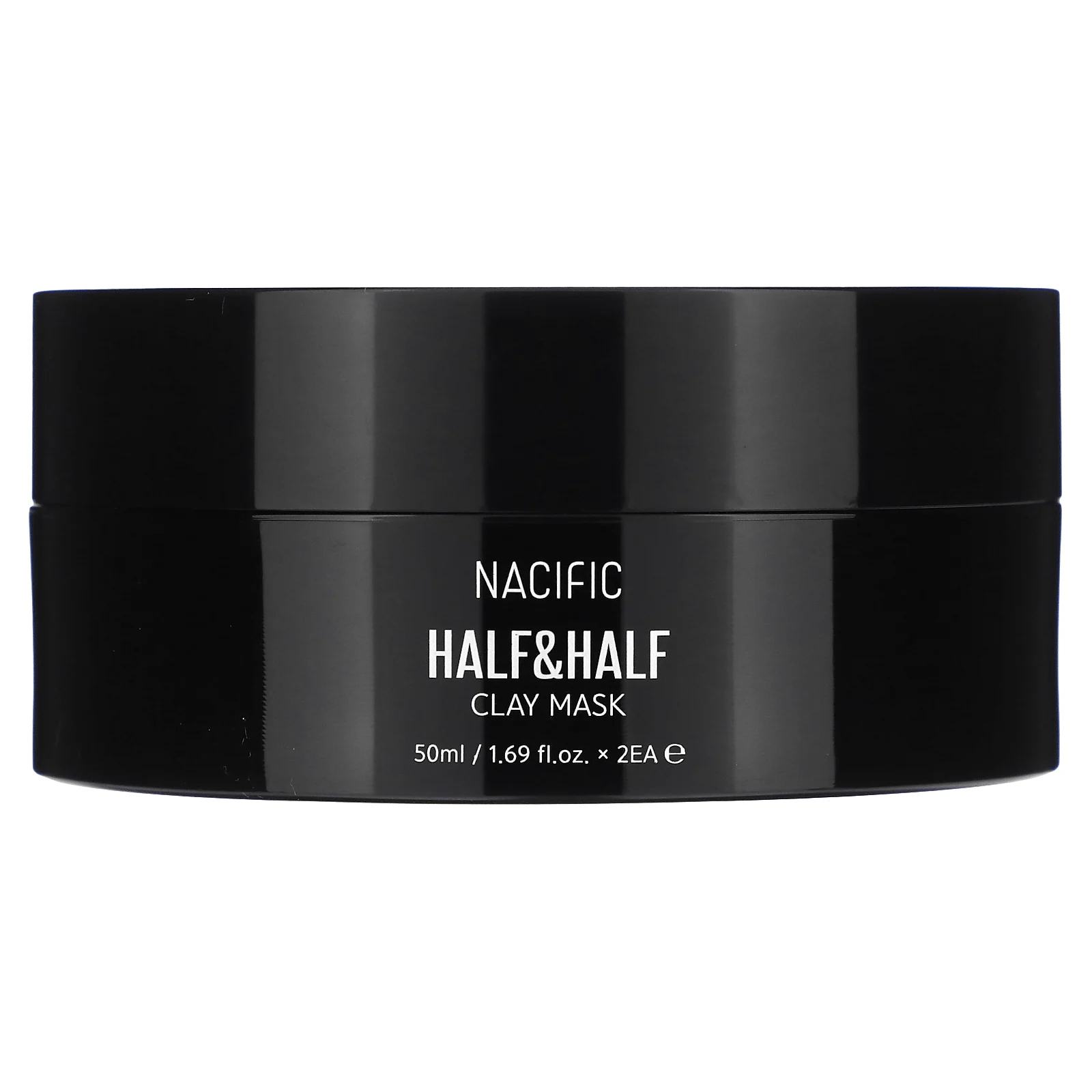 Nacific, Half & Half, косметическая маска из глины, 2 глиняные маски, 50 мл (1,69 жидк. Унции)
