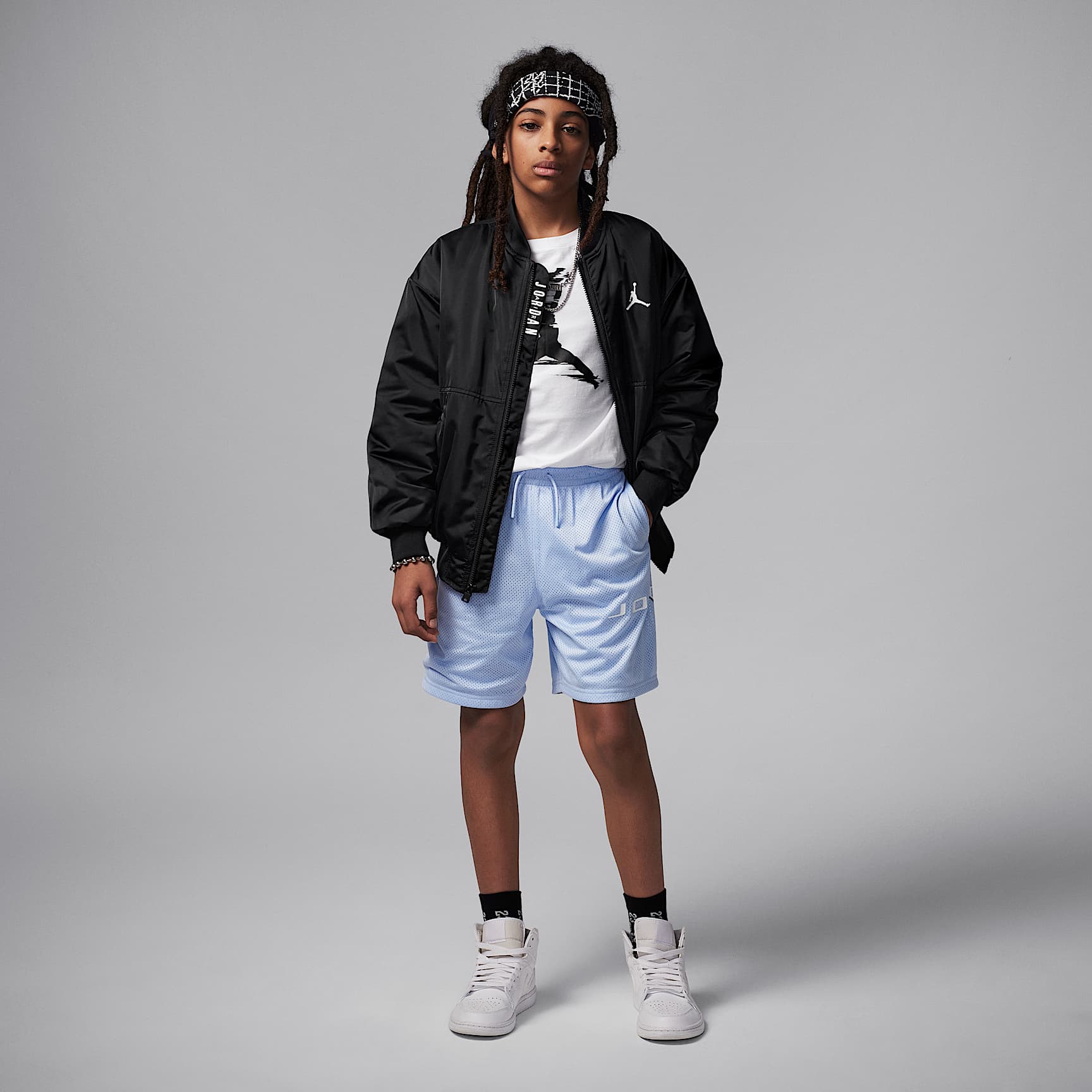 Jordan Dri-FIT Big Kids' Baseline Mesh Shorts