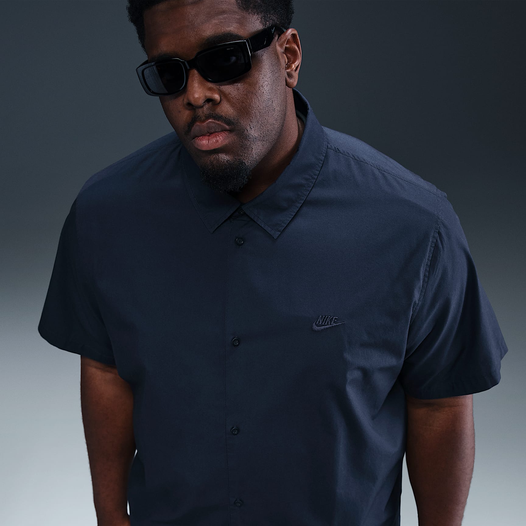 Nike Club Men's Short-Sleeve Button-Down Shirt