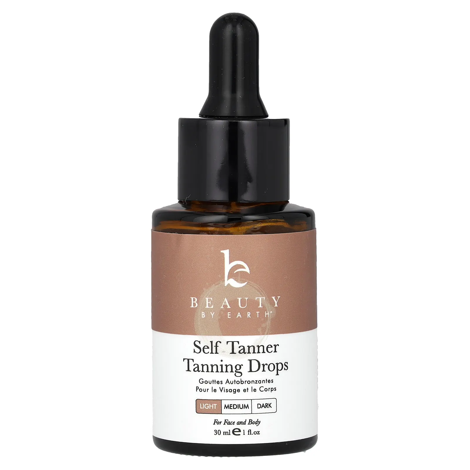 Beauty By Earth, автозагар, капли для загара, легкий, 30 мл (1 жидк. унция)
