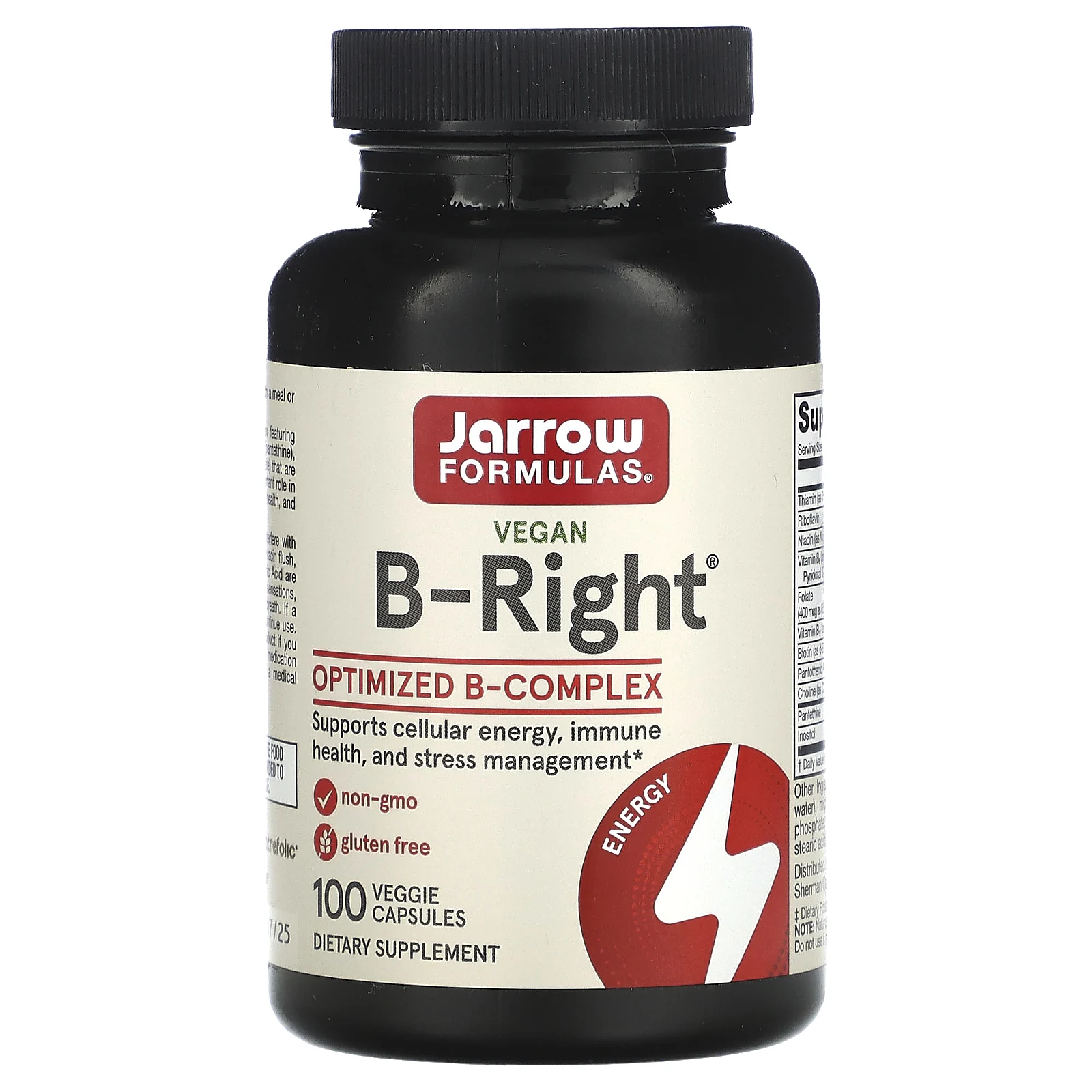 Jarrow Formulas, B-Right, 100 растительных капсул
