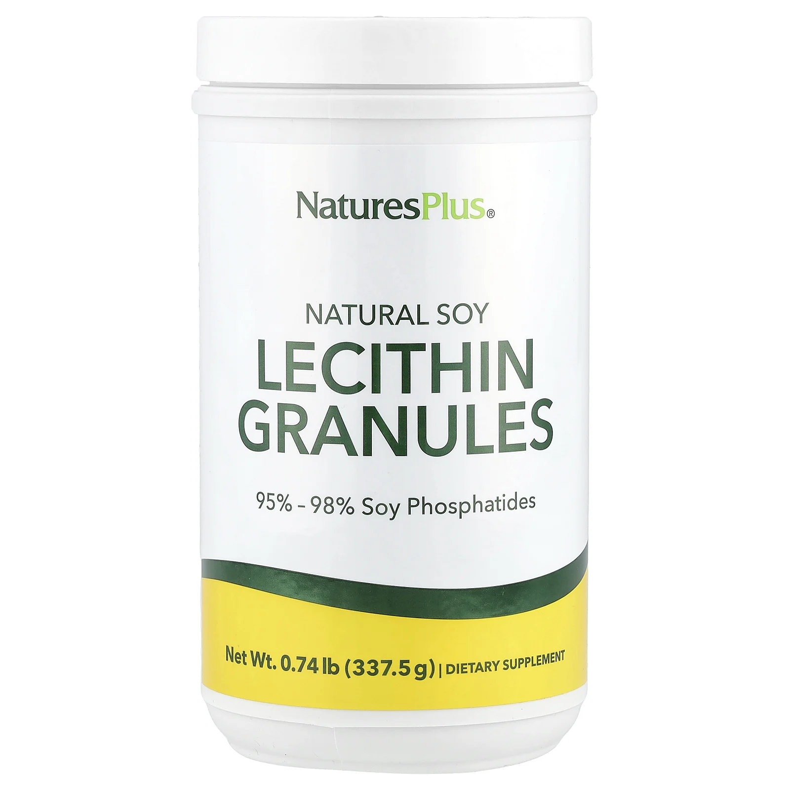 NaturesPlus, лецитин в гранулах, натуральная соя, 340 г (12 унций)