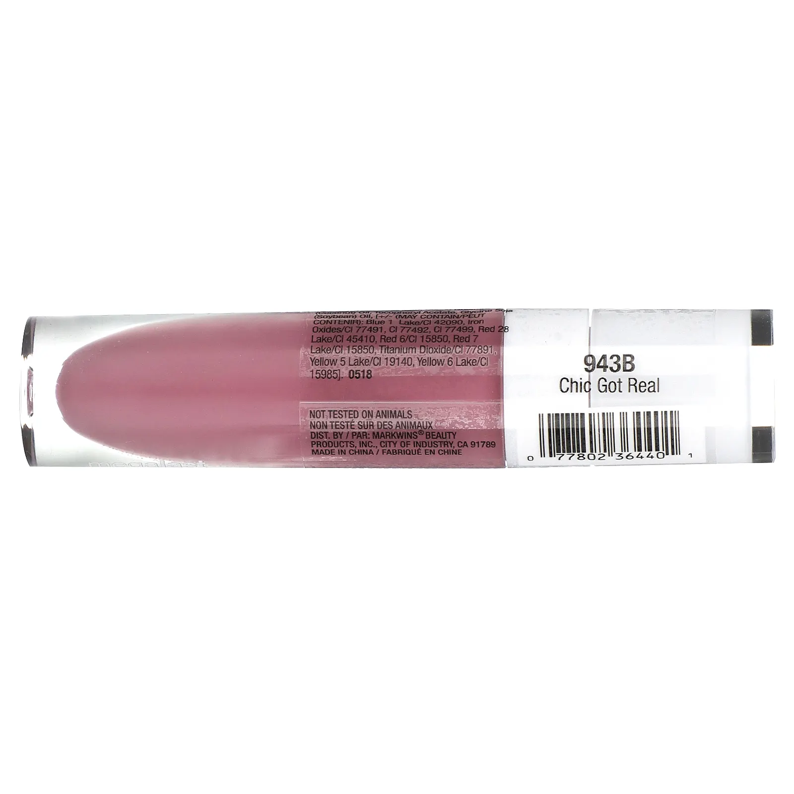 wet n wild, MegaLast Liquid Catwith, сияющая помада, Chic Get Real, 5,7 г (0,2 унции)