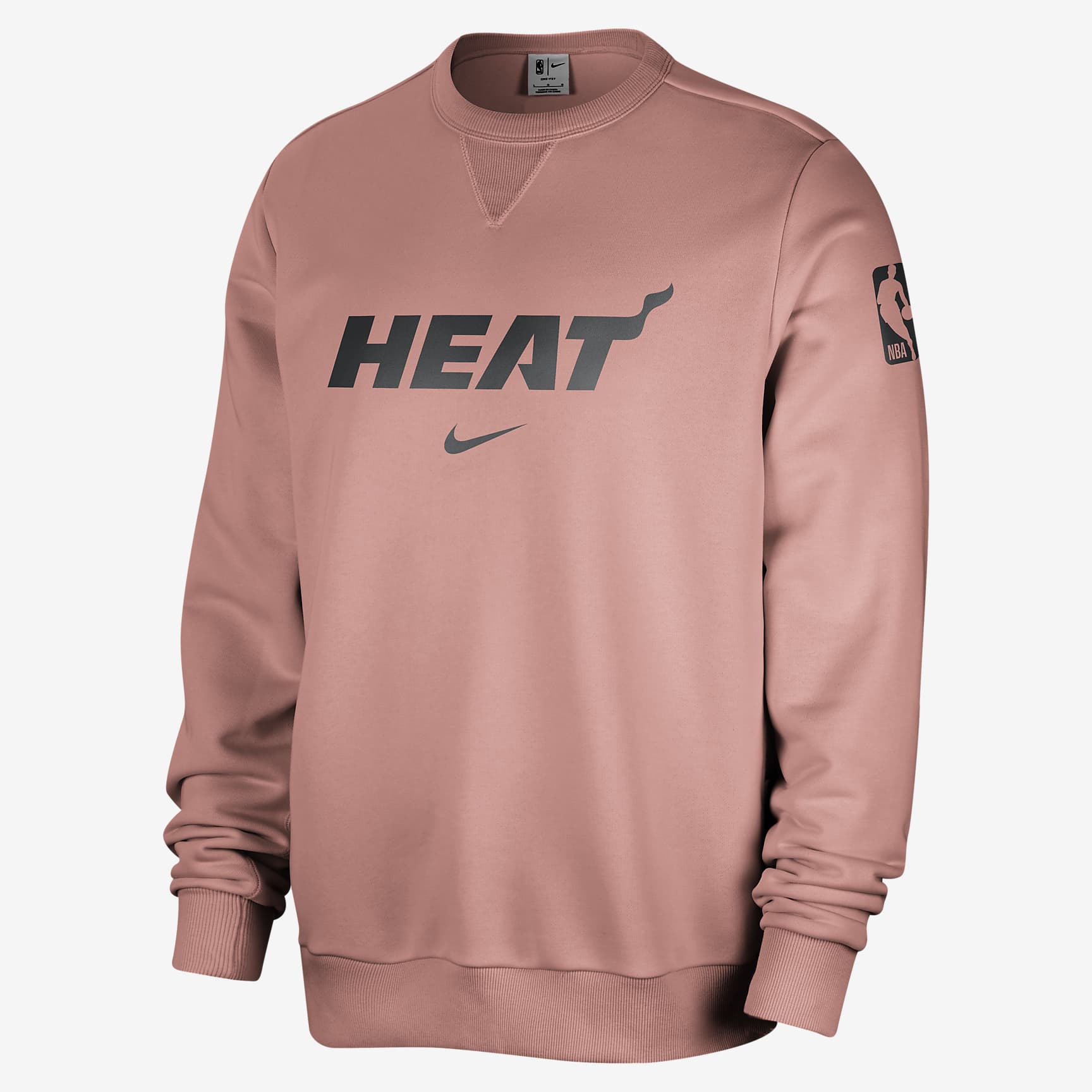 Miami Heat Standard Issue Men's Nike Dri-FIT NBA Crew-Neck Sweatshirt