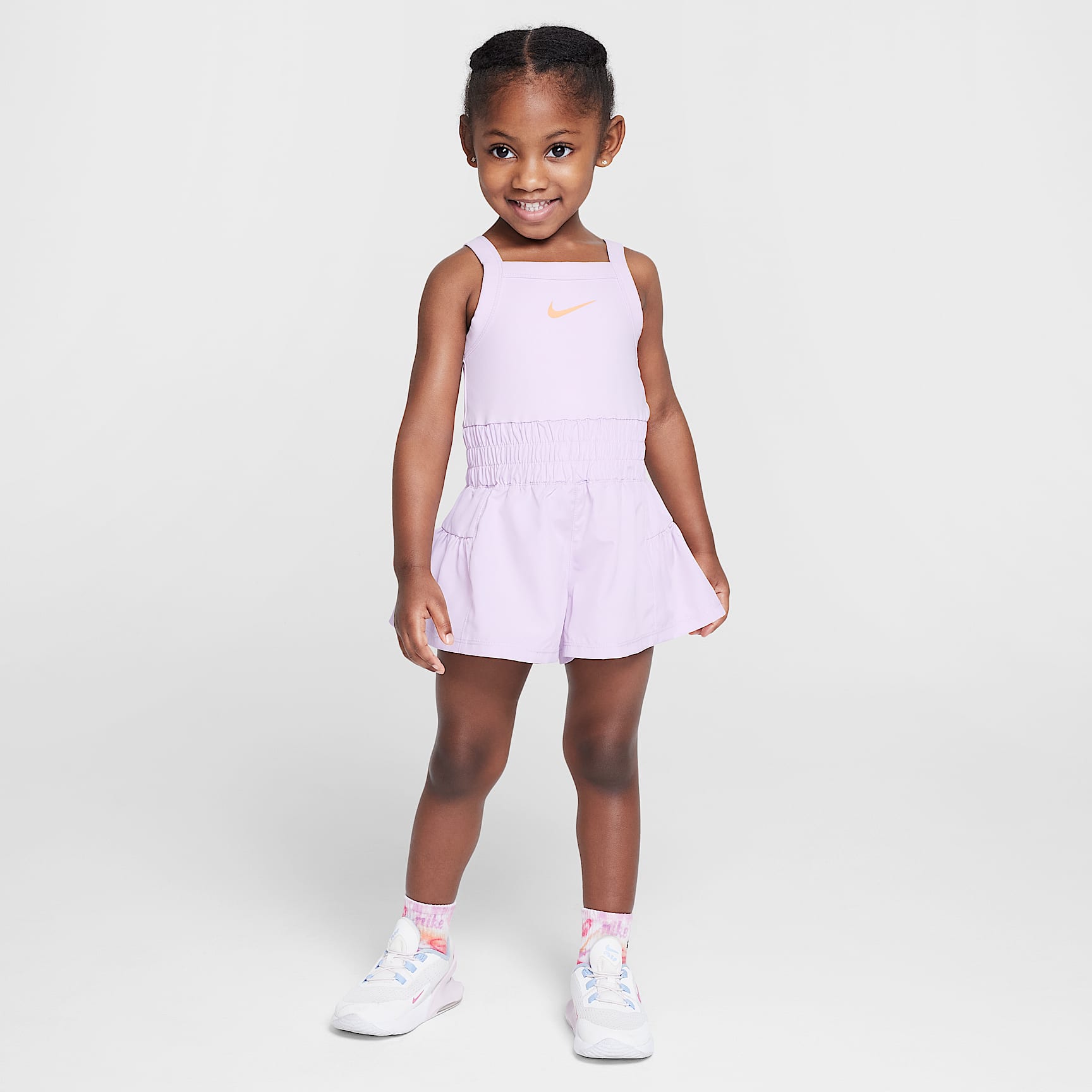 Nike Dri-FIT Sunny Swoosh Toddler Runsie Romper